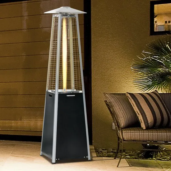 11.2 KW Gas Heater Freestanding Pyramid W/ Regulator Hose