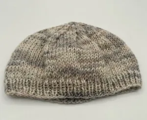 12 M Gray Multi Wool Knit Beanie