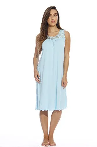 1541A-Blue-XL Just Love Nightgown / Women Sleepwear / Sleep Dress,Blue Pastel,X-Large