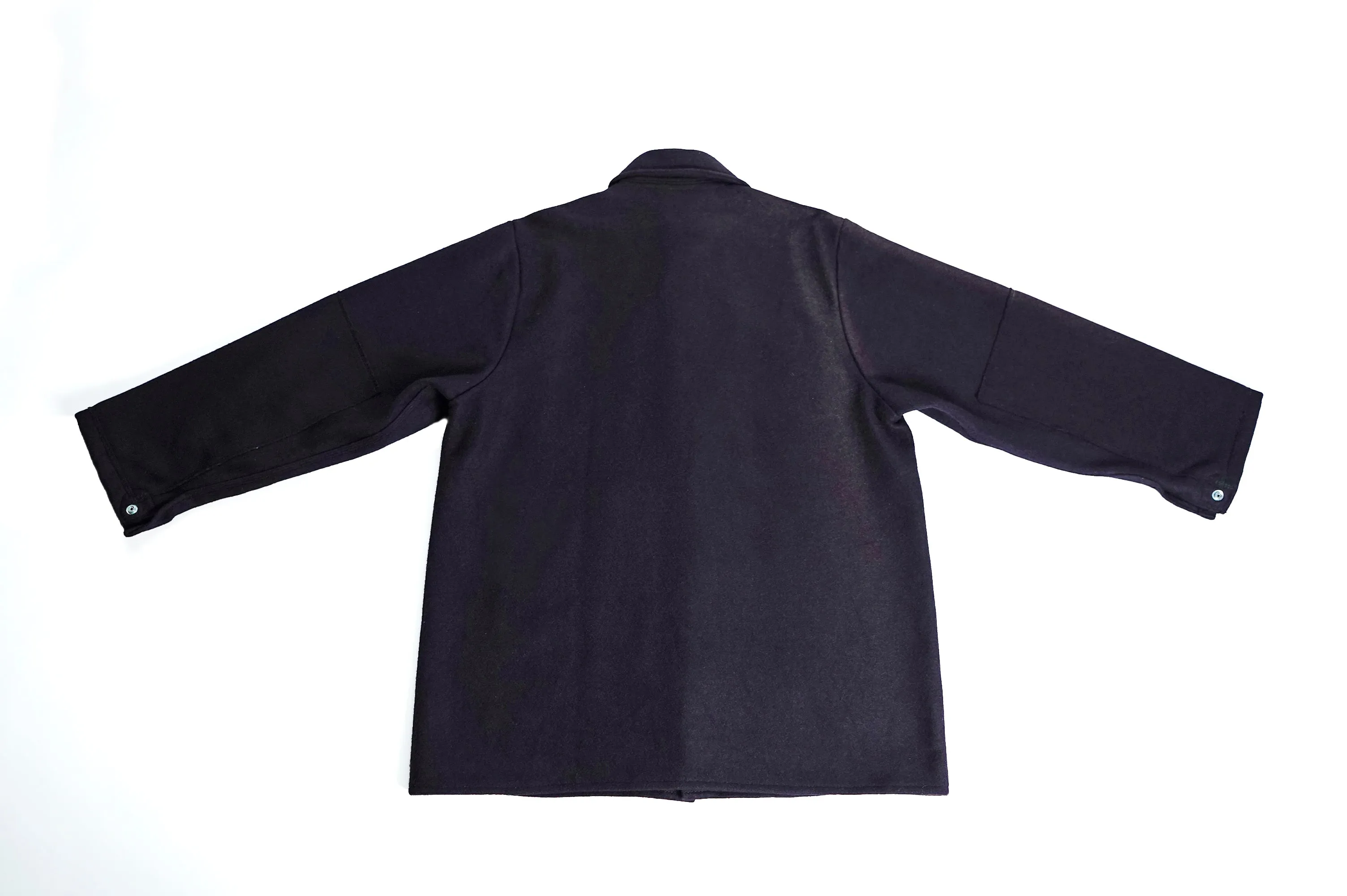 60's "UNKNOWN" -Wool Melton Welding Coat-