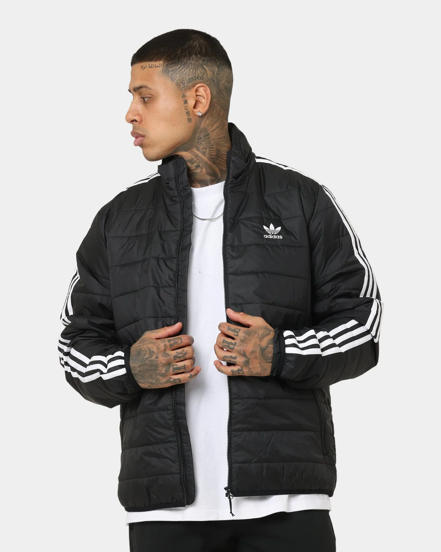 Adidas Padded Puffer Jacket Black