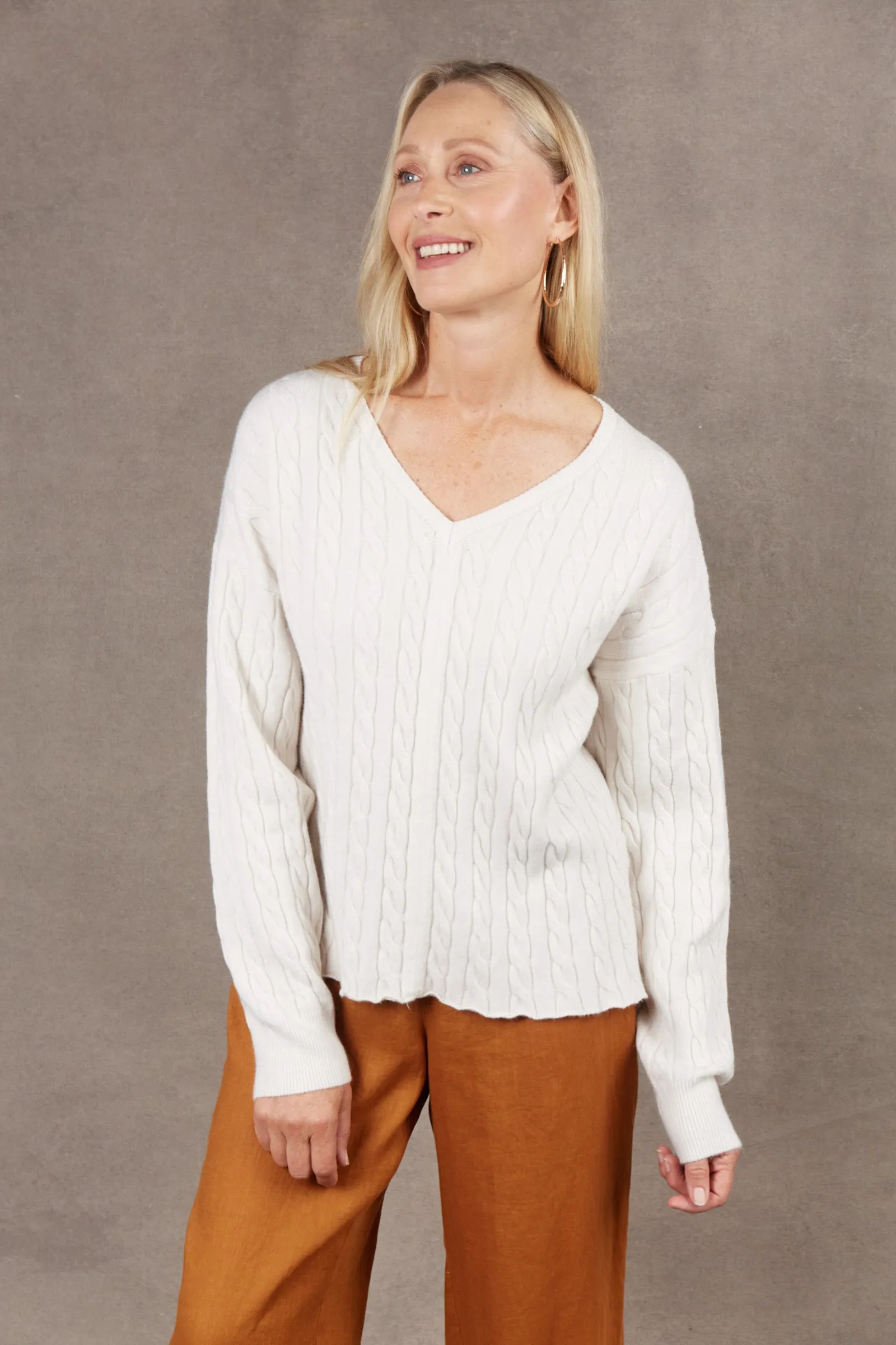 Alawa Cable Knit - Malt