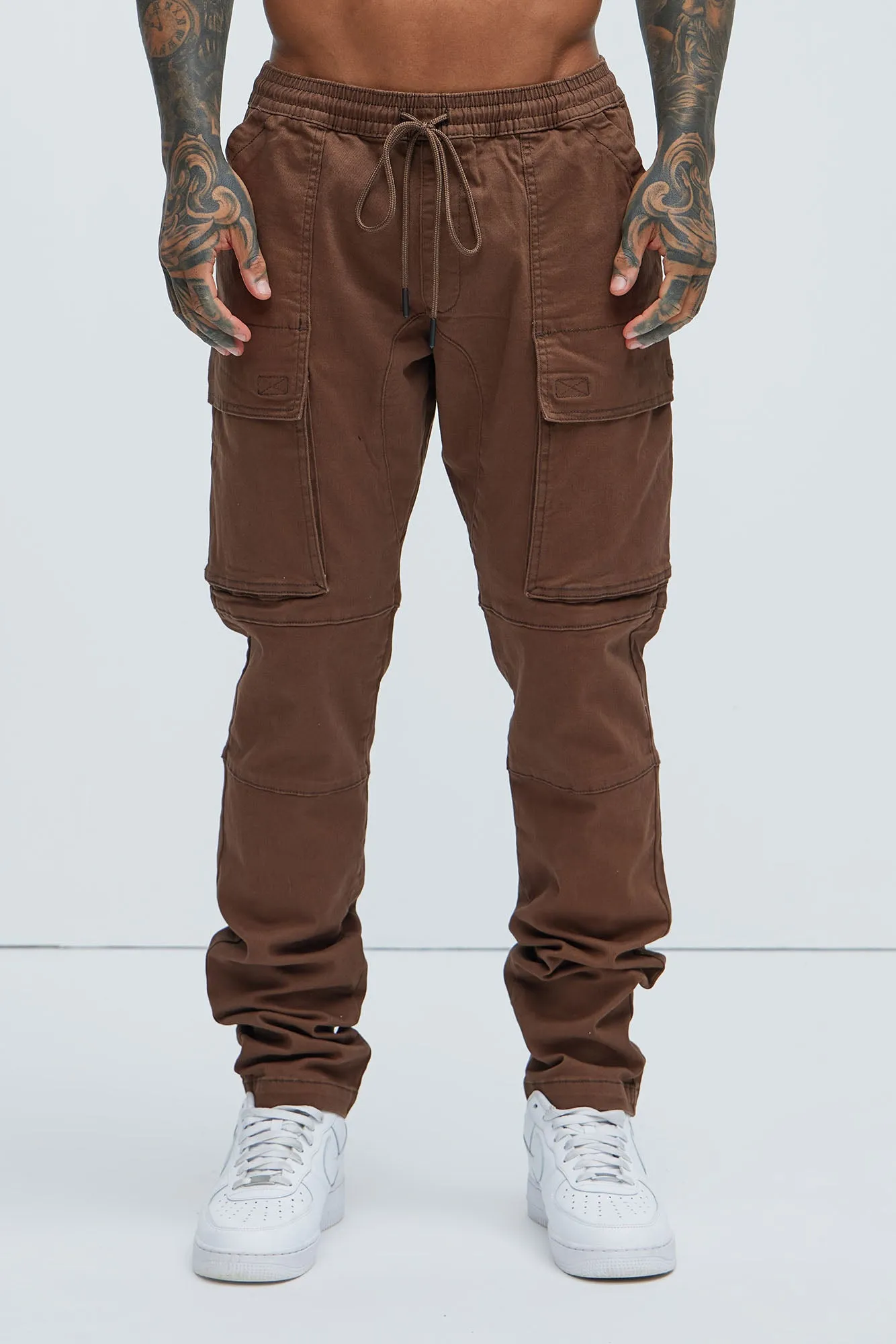 Allen Cargo Pants - Brown