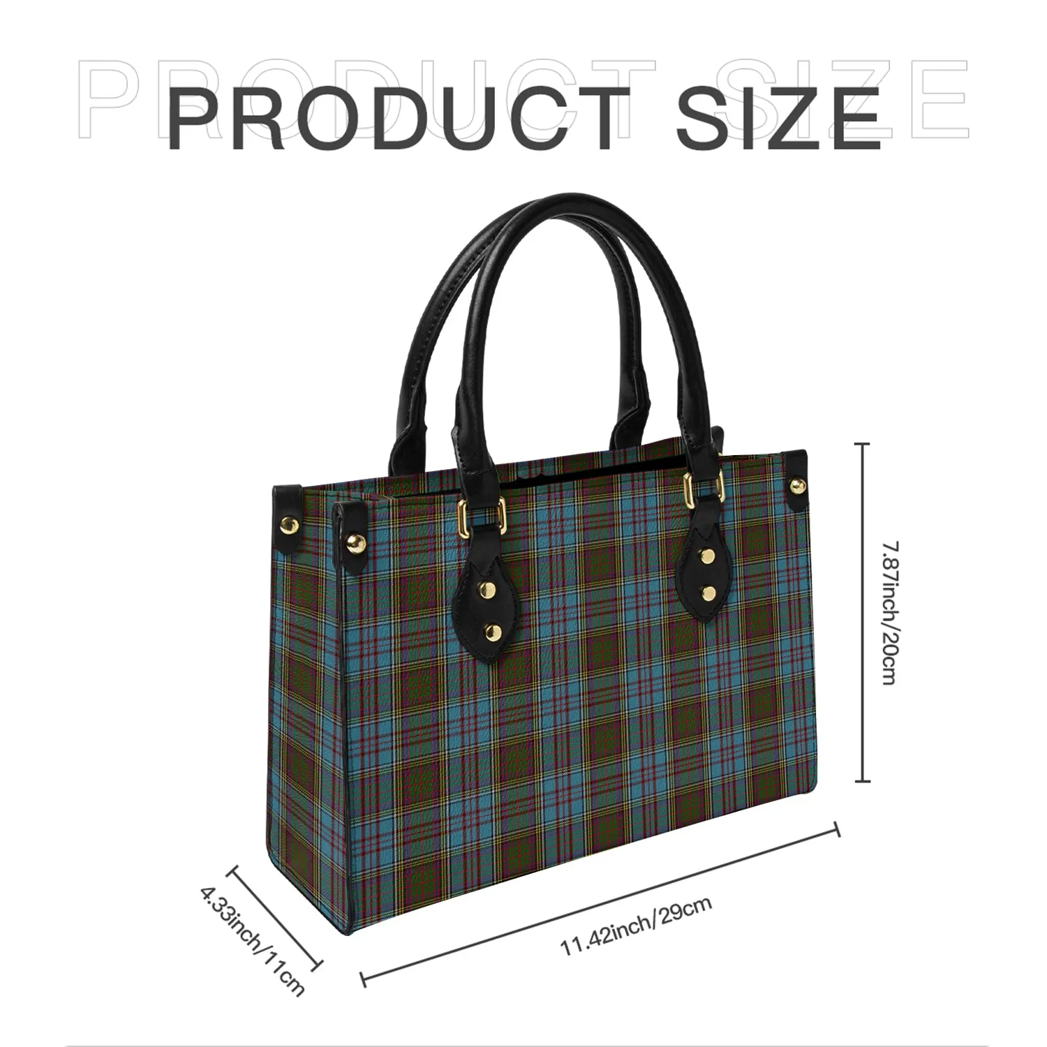 Anderson Tartan Leather Bag