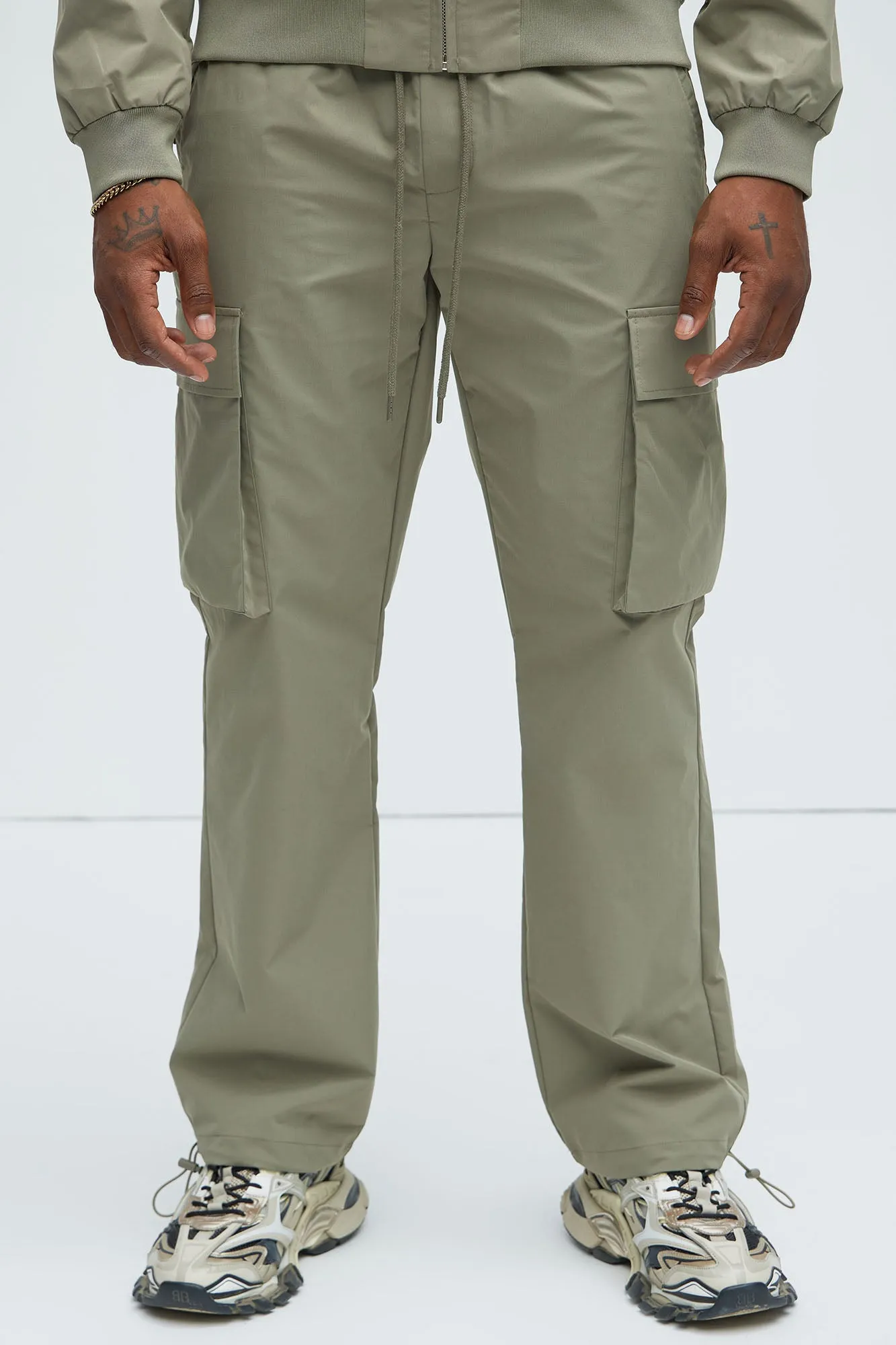 Ansel Tech Cargo Jogger - Olive