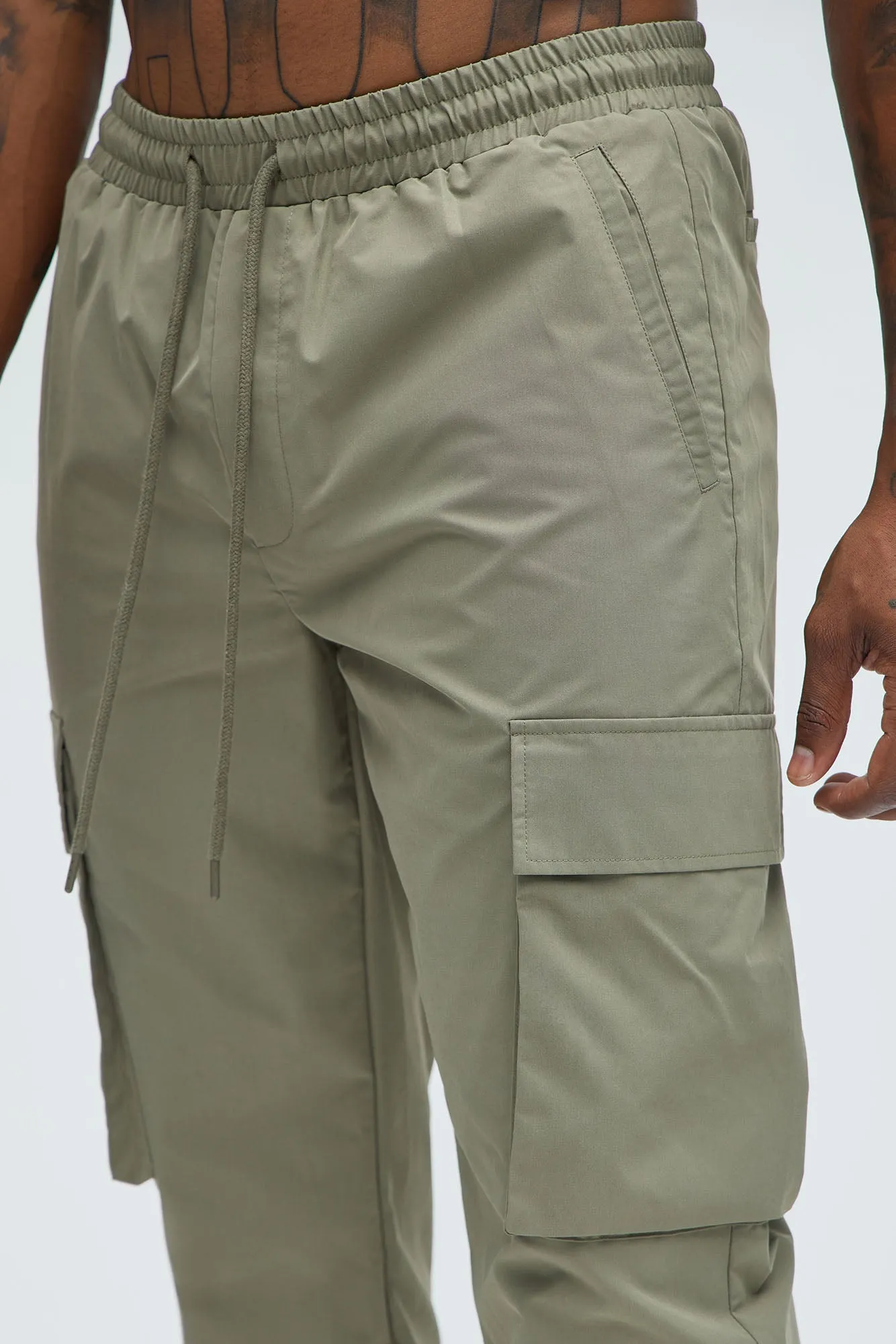 Ansel Tech Cargo Jogger - Olive