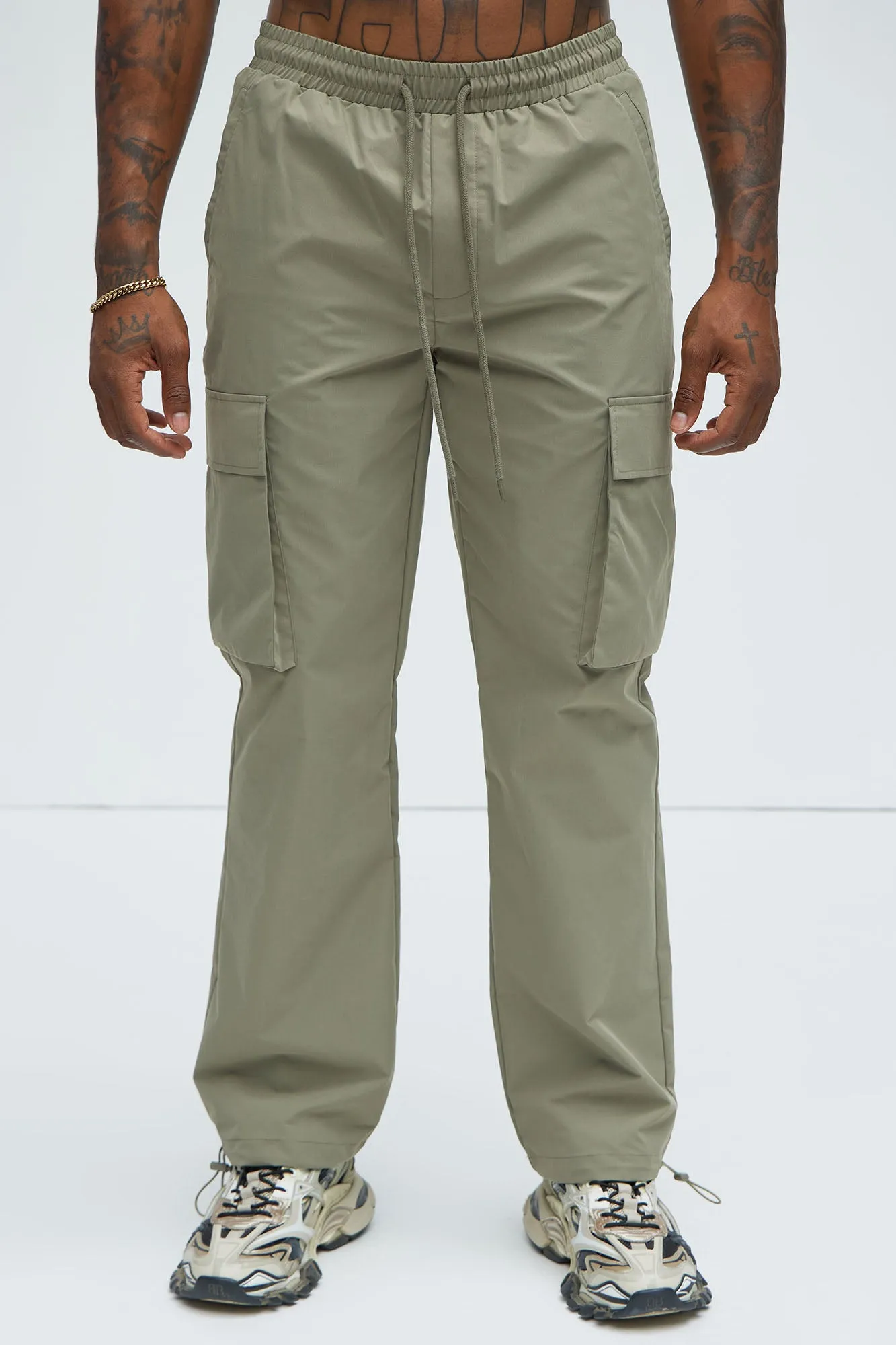 Ansel Tech Cargo Jogger - Olive