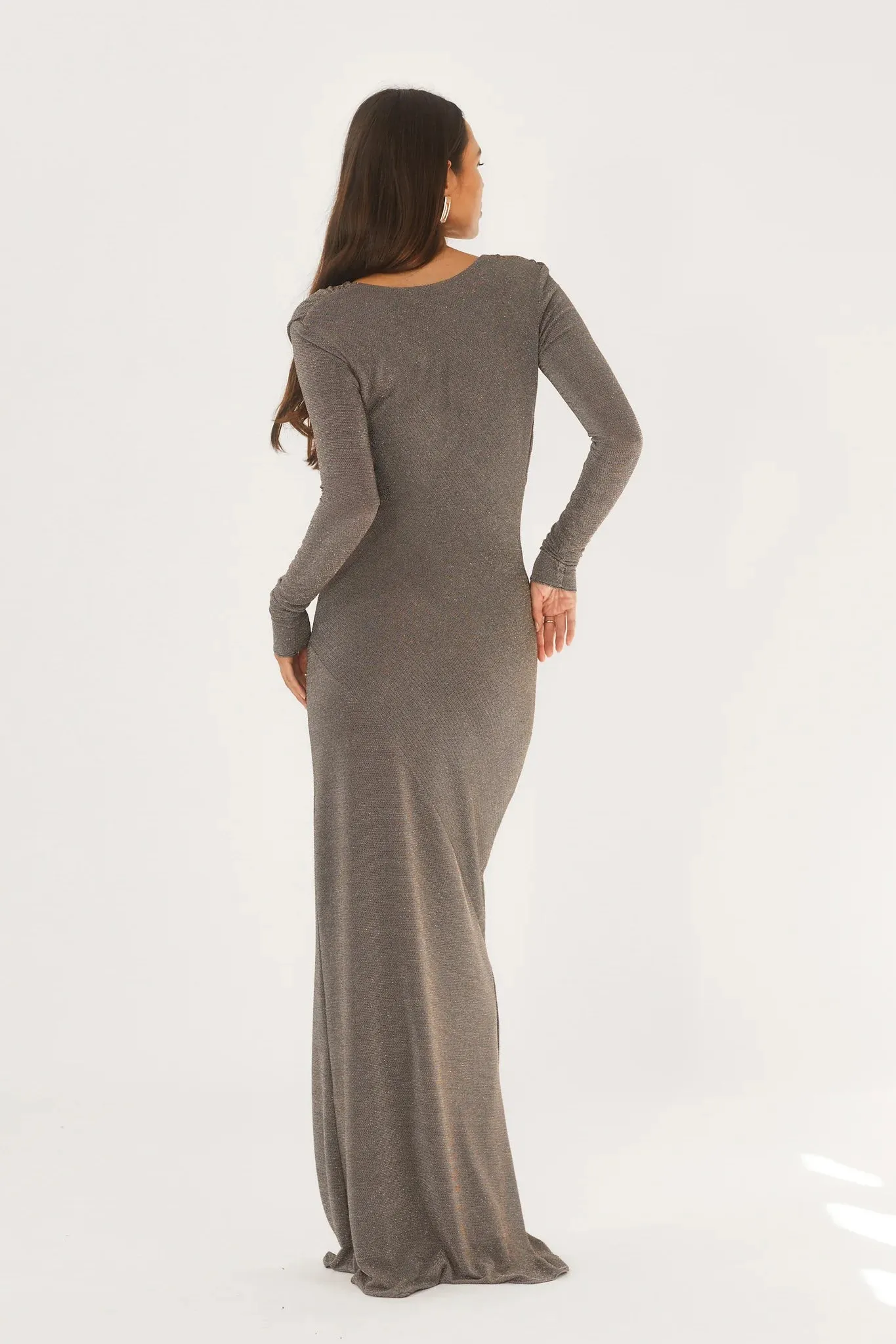 Arcina Ori Jen Dress - Metallic Grey