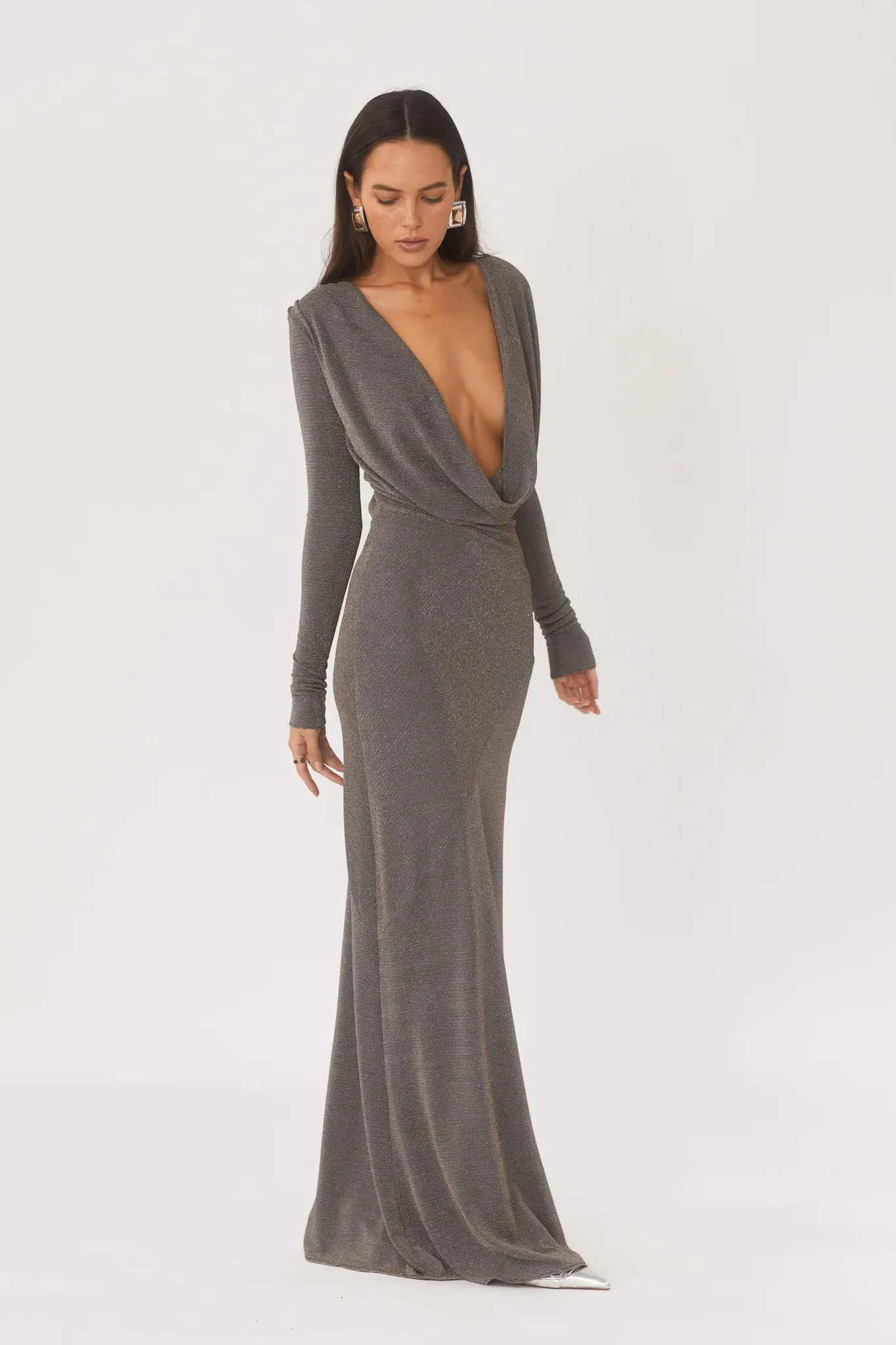 Arcina Ori Jen Dress - Metallic Grey