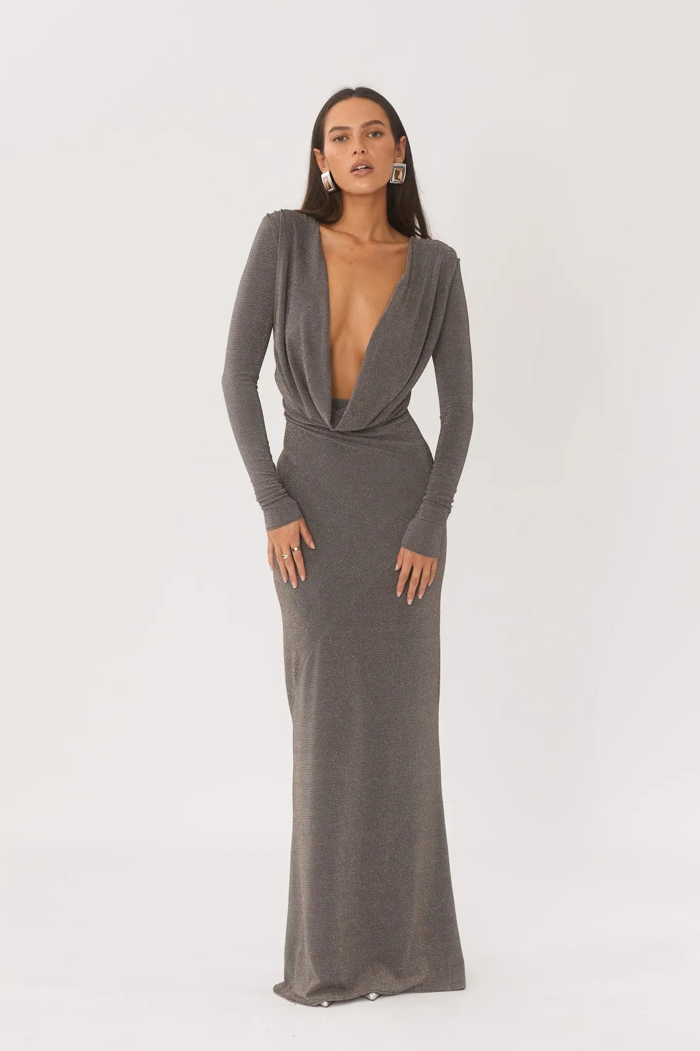 Arcina Ori Jen Dress - Metallic Grey