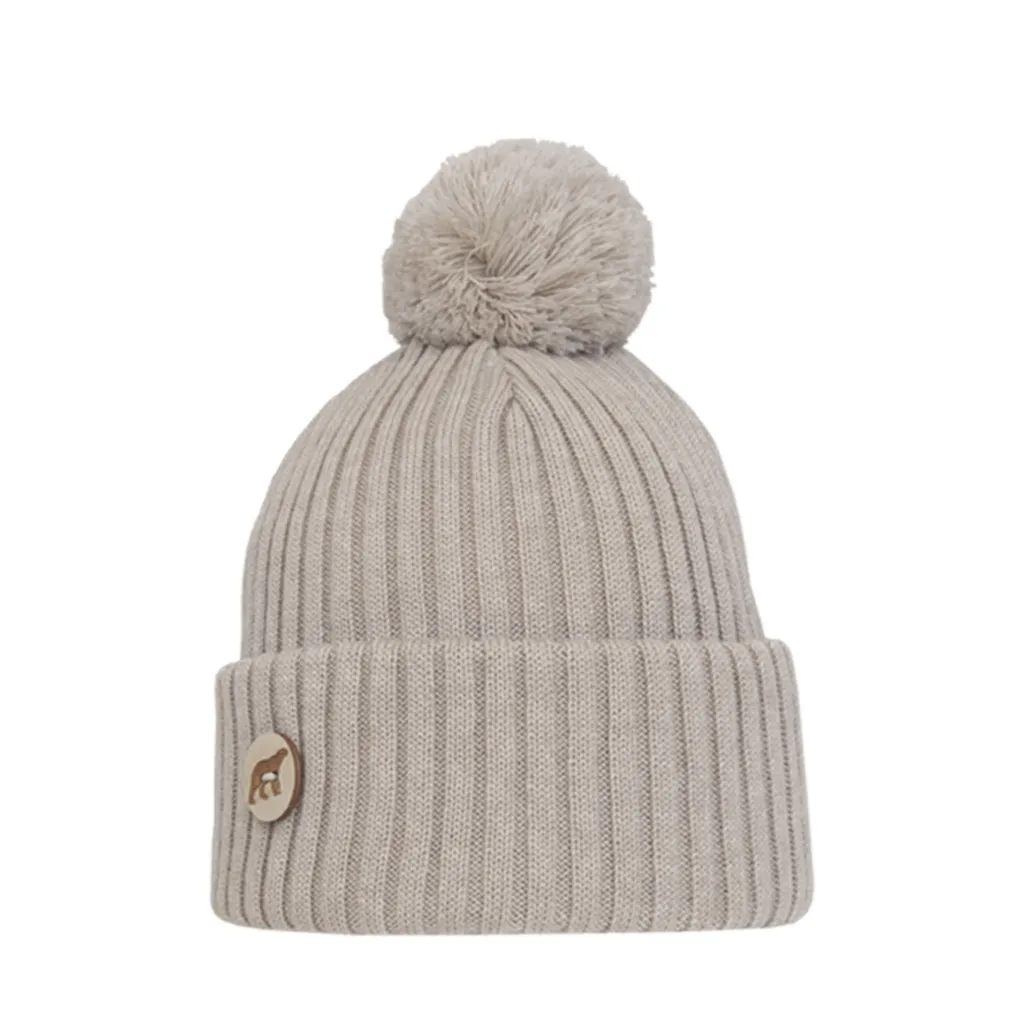 Arctos Merino Wool Pompom Beanie