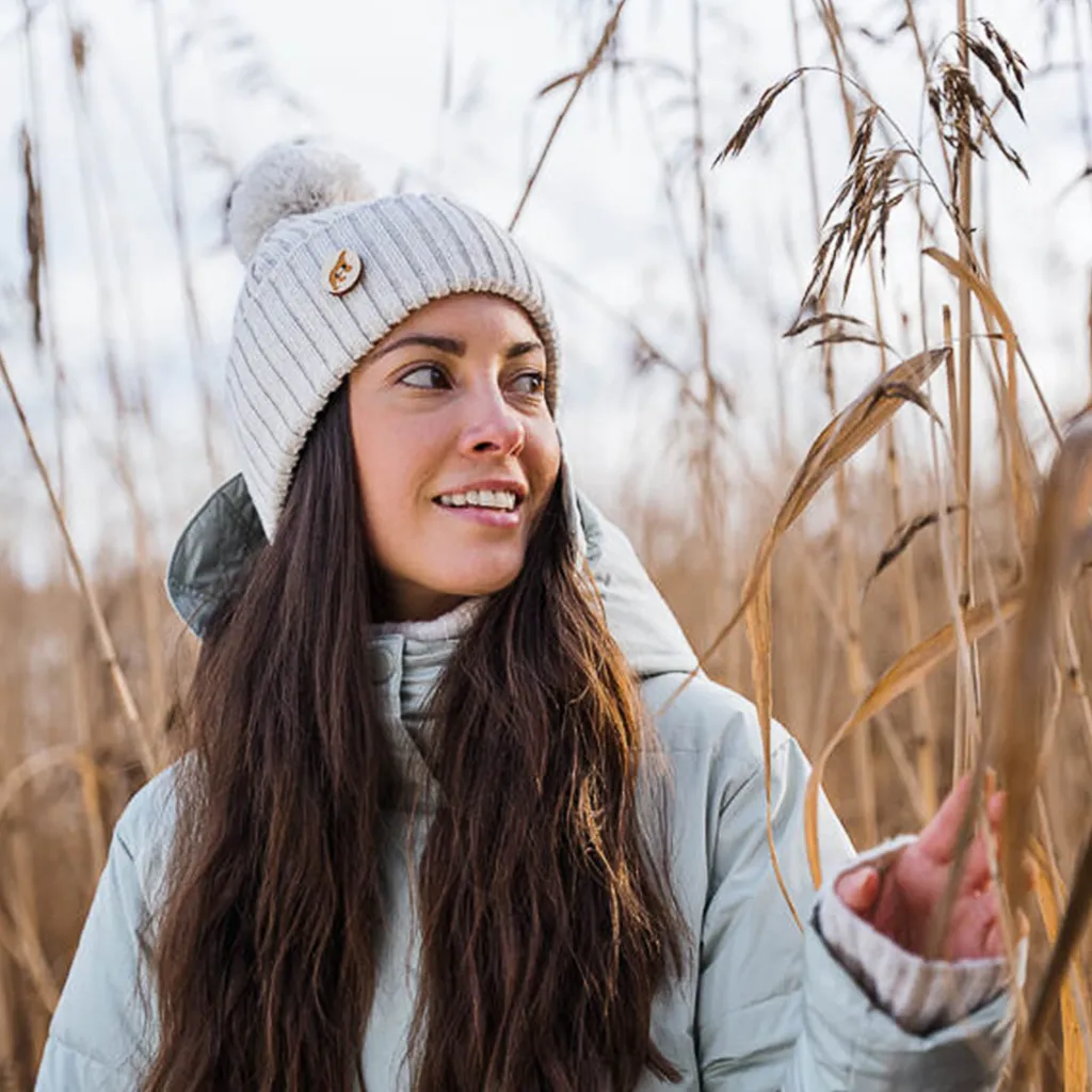 Arctos Merino Wool Pompom Beanie