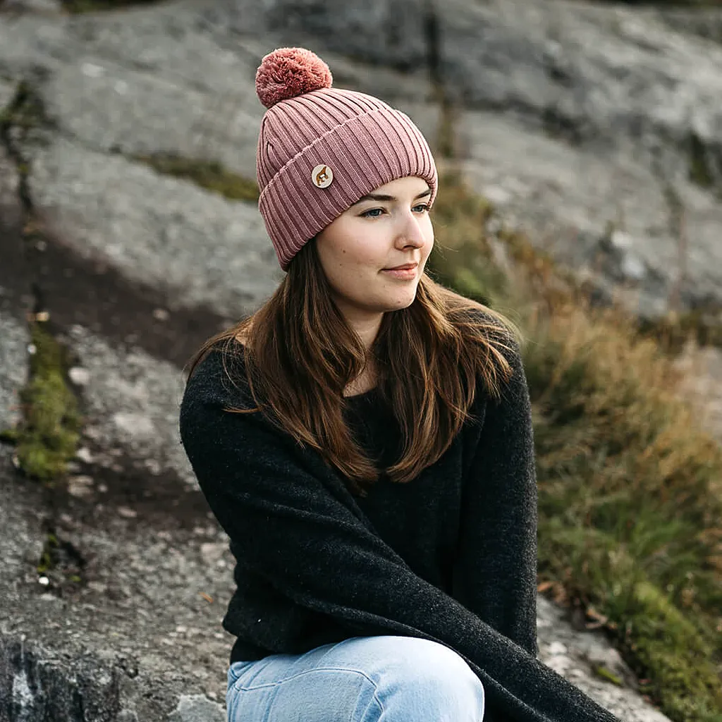 Arctos Merino Wool Pompom Beanie