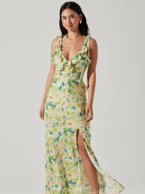 ASTR THE LABEL Sorbae Floral Maxi Dress