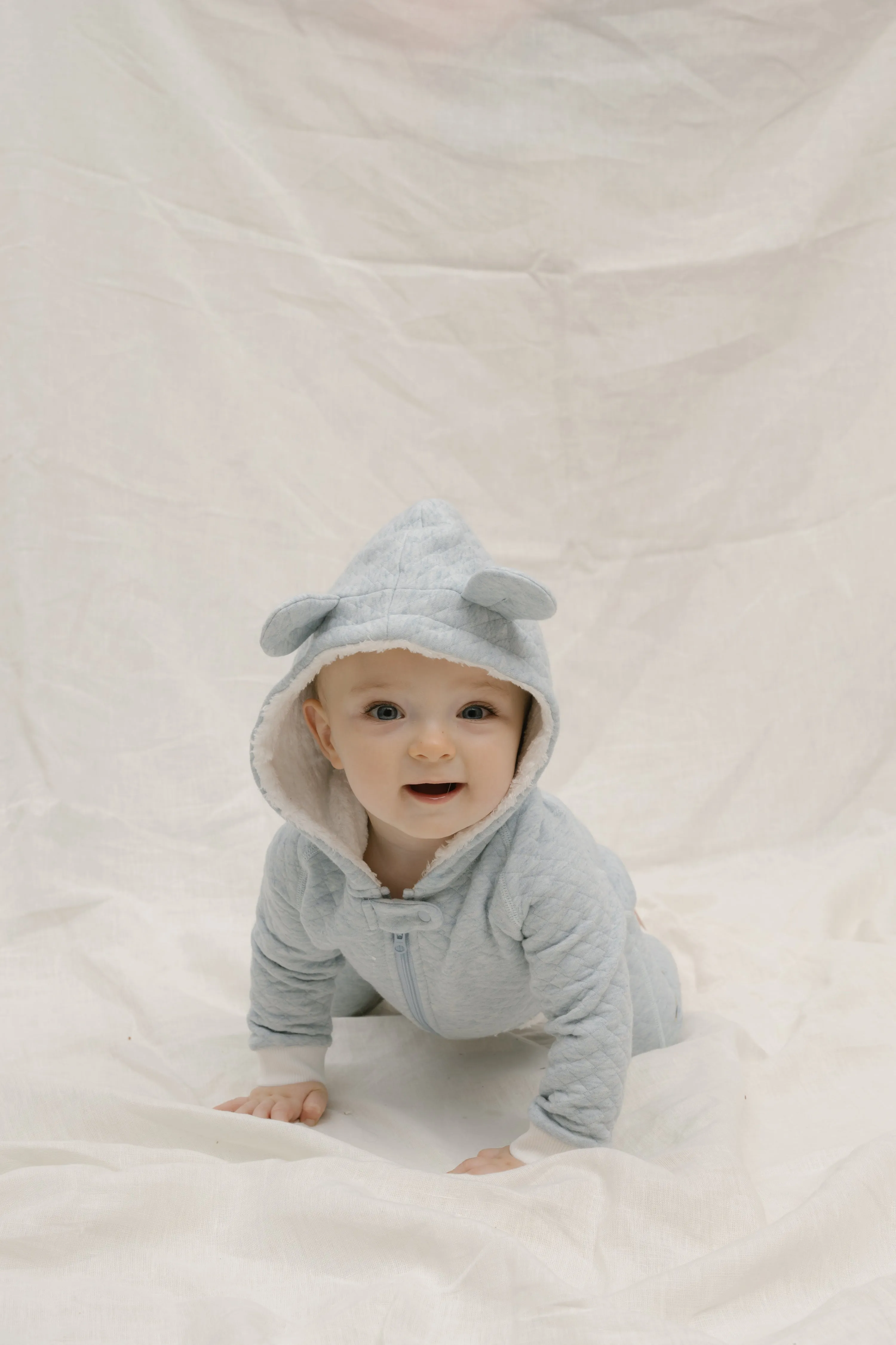 Baby Bear Double-layered Coverall Romper