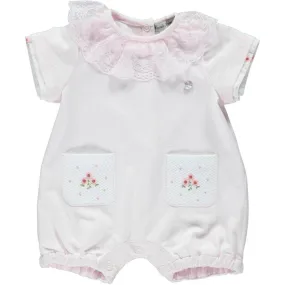 Baby Girls Pink Romper