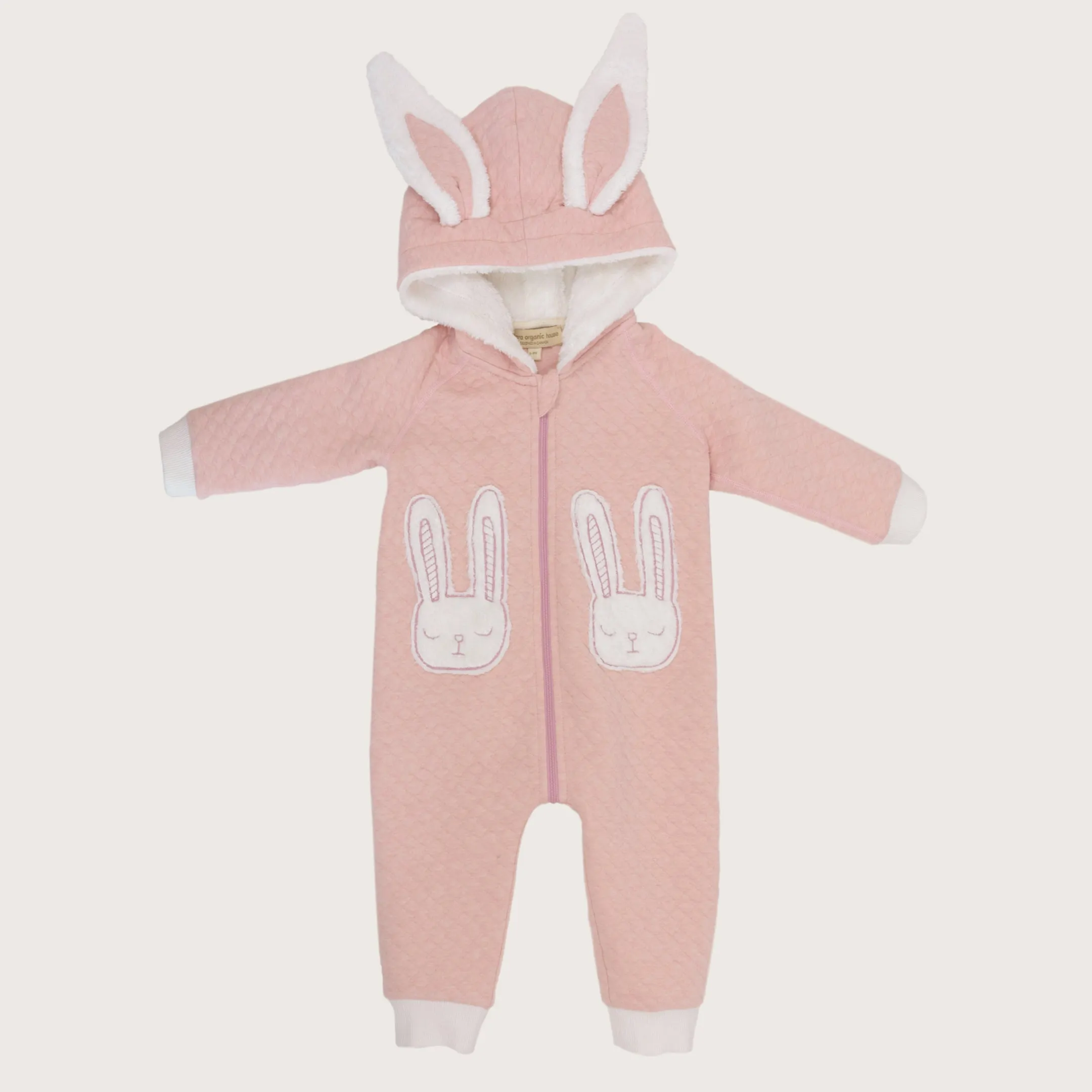 Baby Rabbit Double-layered Coverall Romper