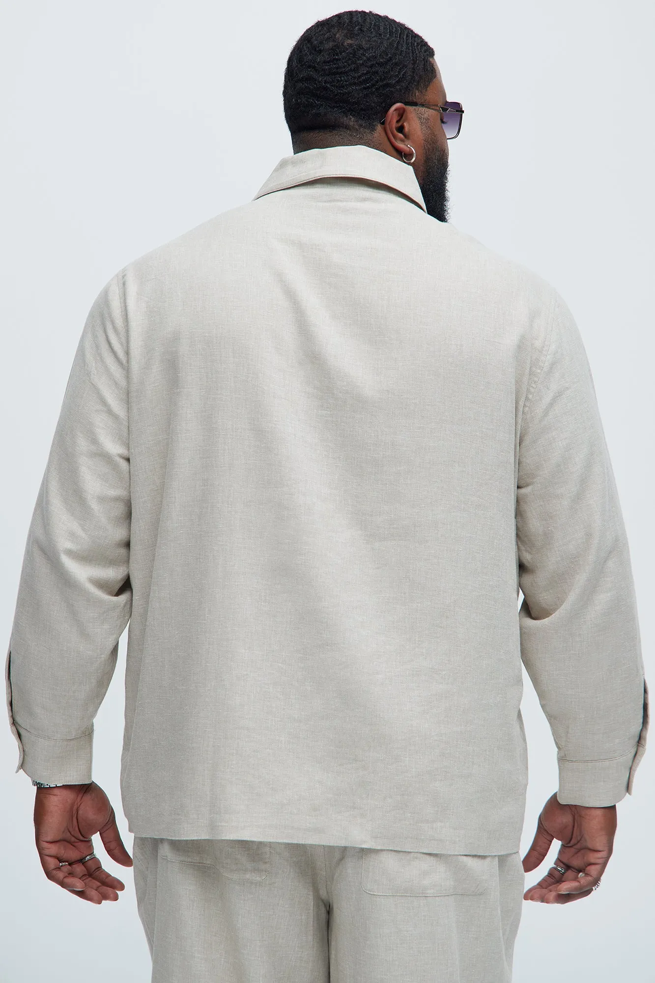 Bahamas Linen Chore Jacket - Stone