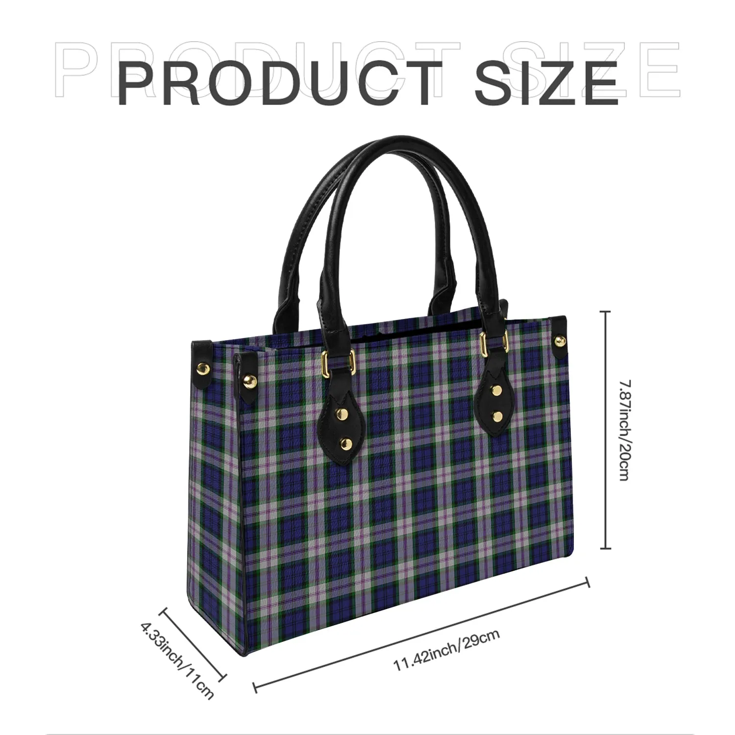 Baird Dress Tartan Leather Bag