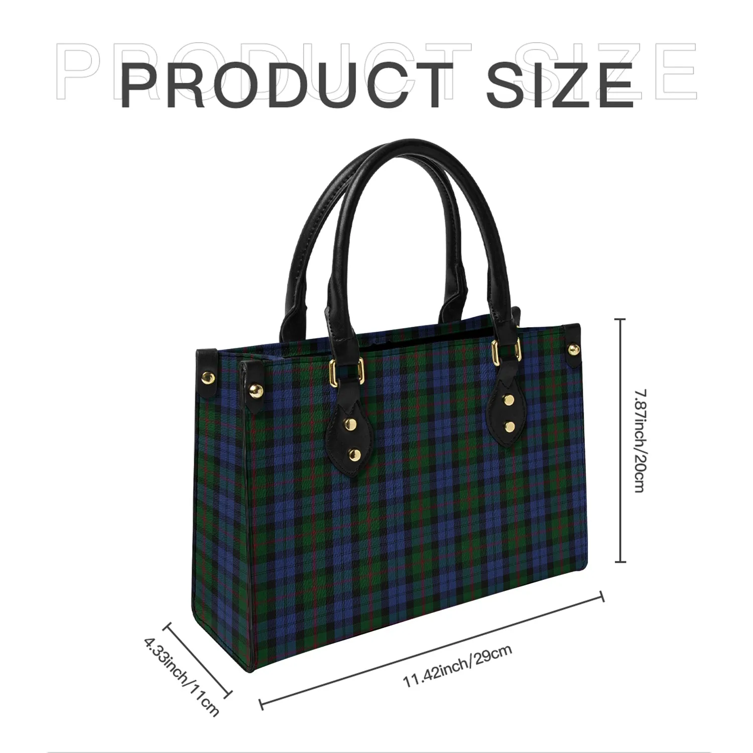 Baird Tartan Leather Bag