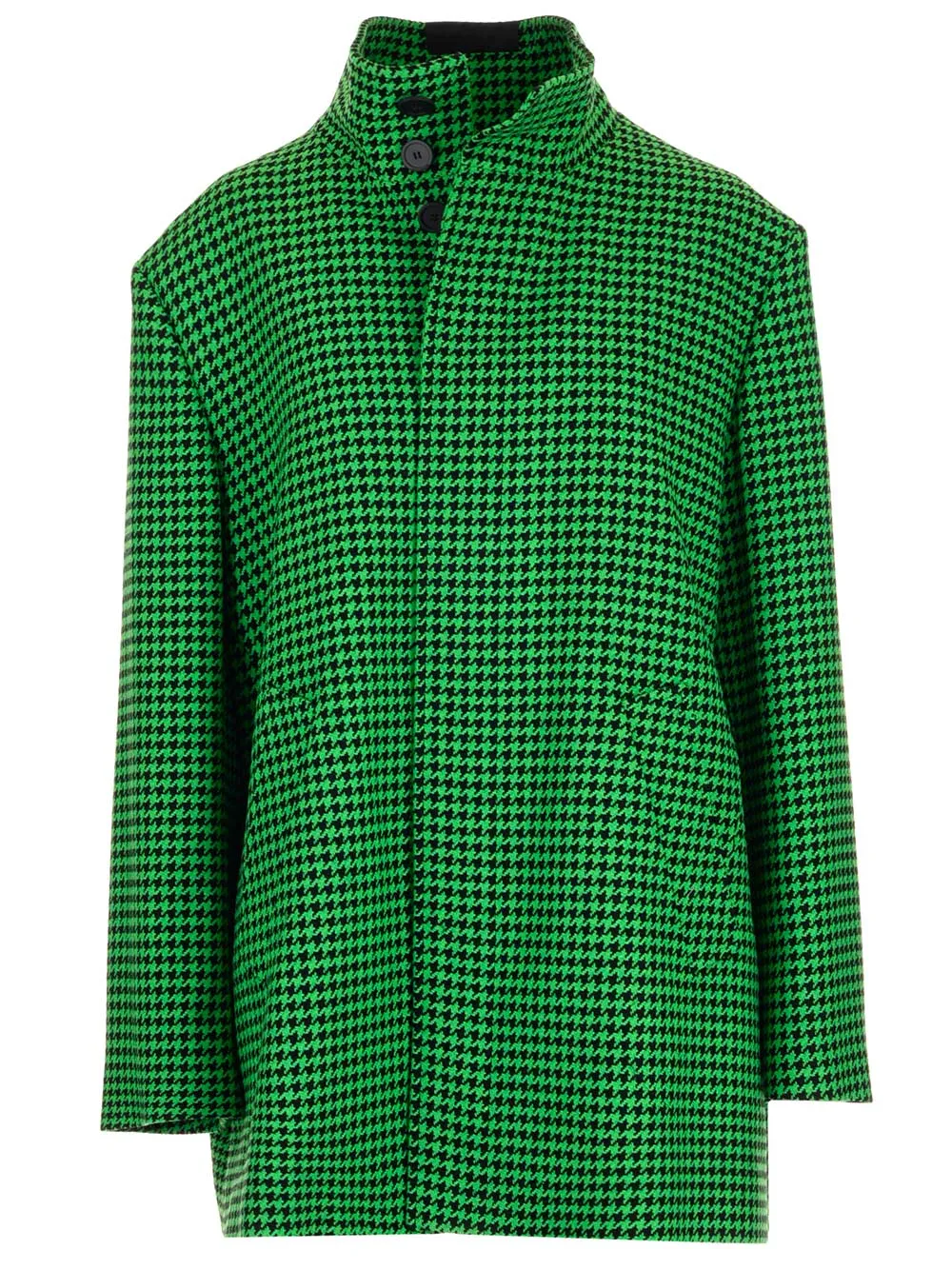 Balenciaga Houndstooth Oversized Coat