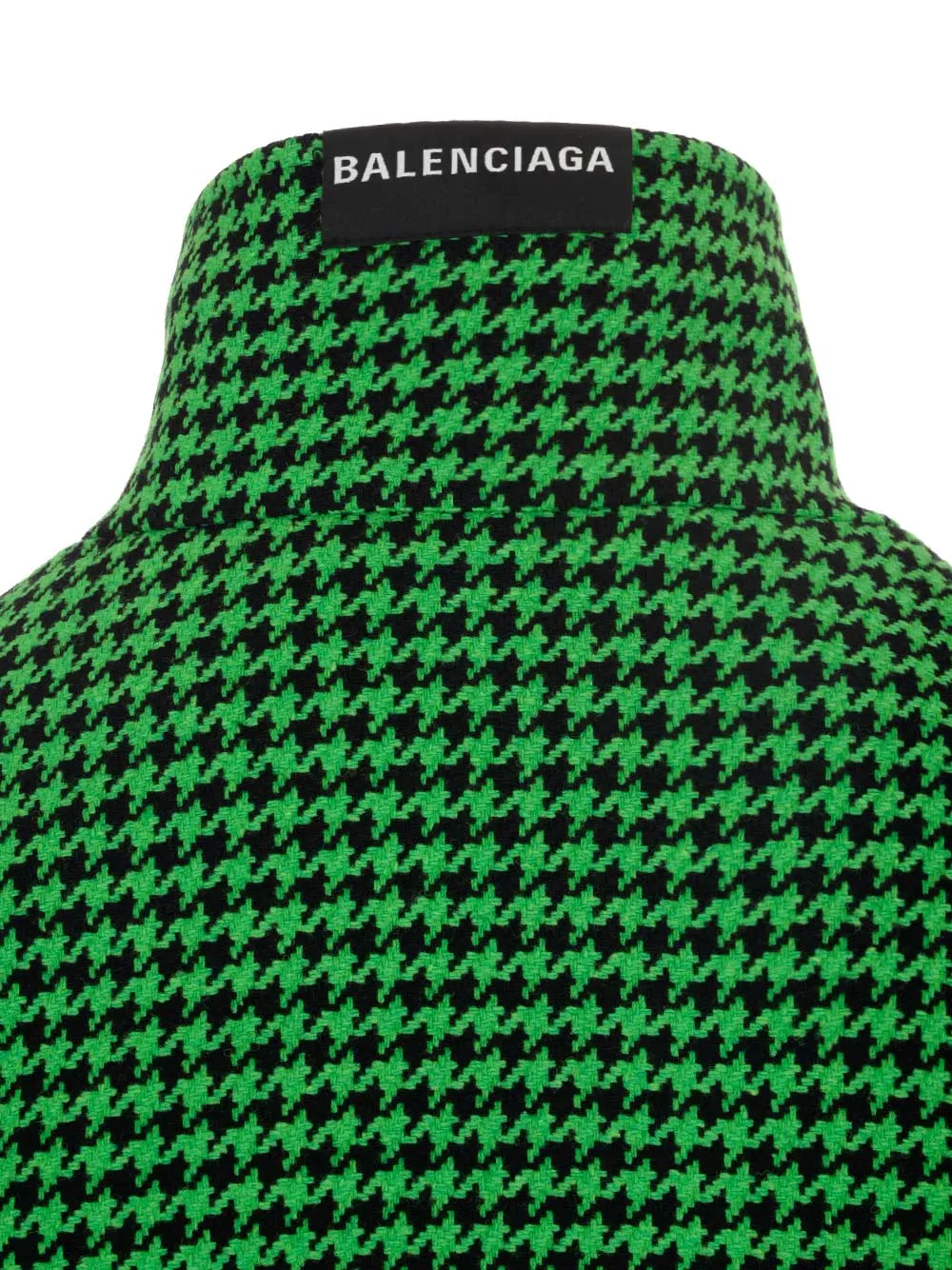 Balenciaga Houndstooth Oversized Coat