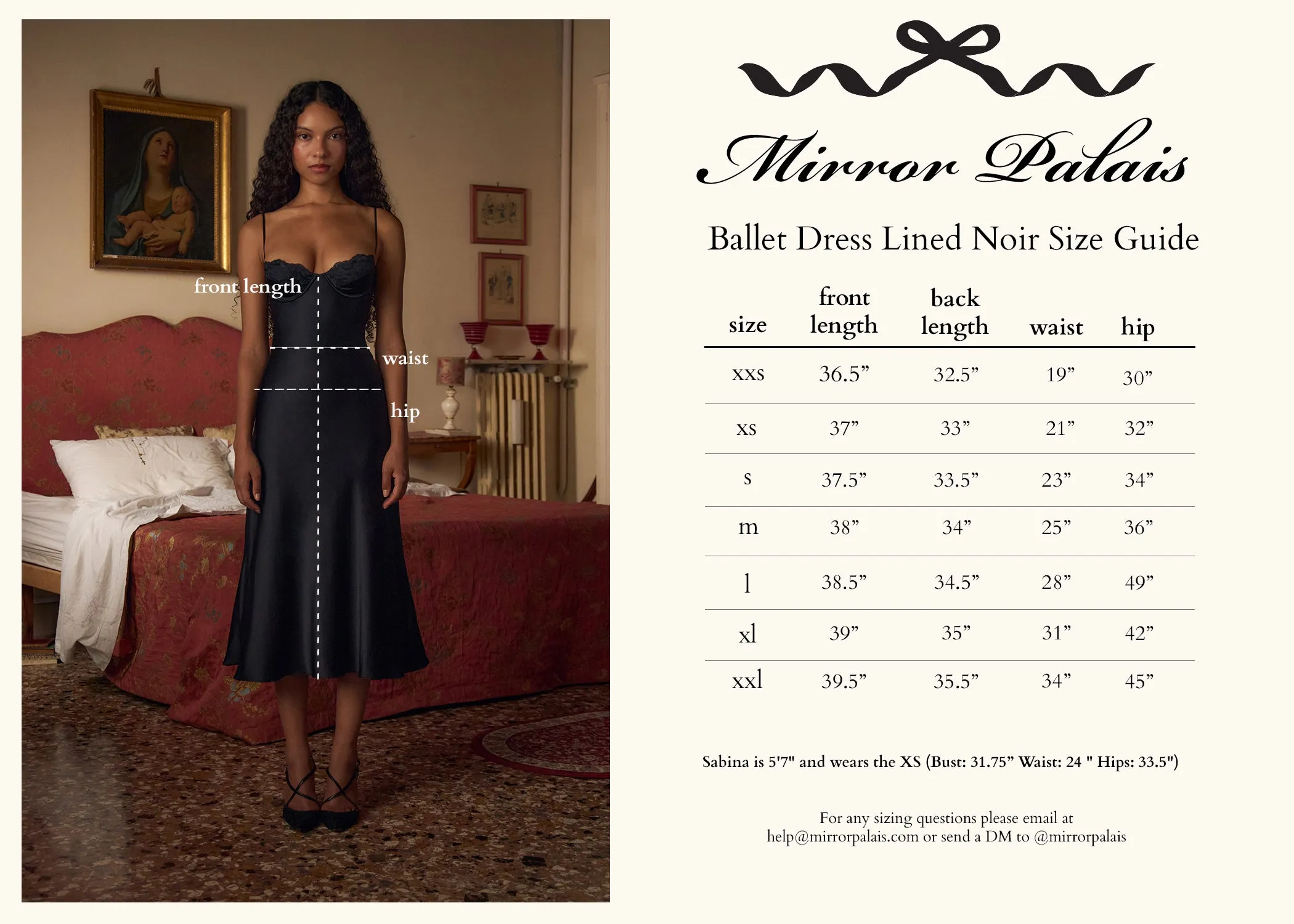 Ballet Dress Noir Lined (Pre-Order)