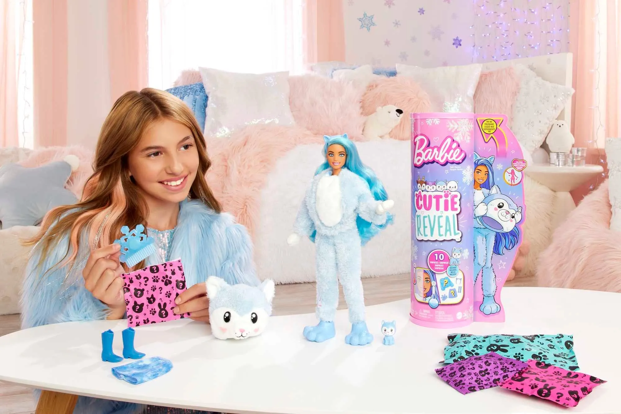 Barbie Cutie Reveal Snowflake Sparkle Series