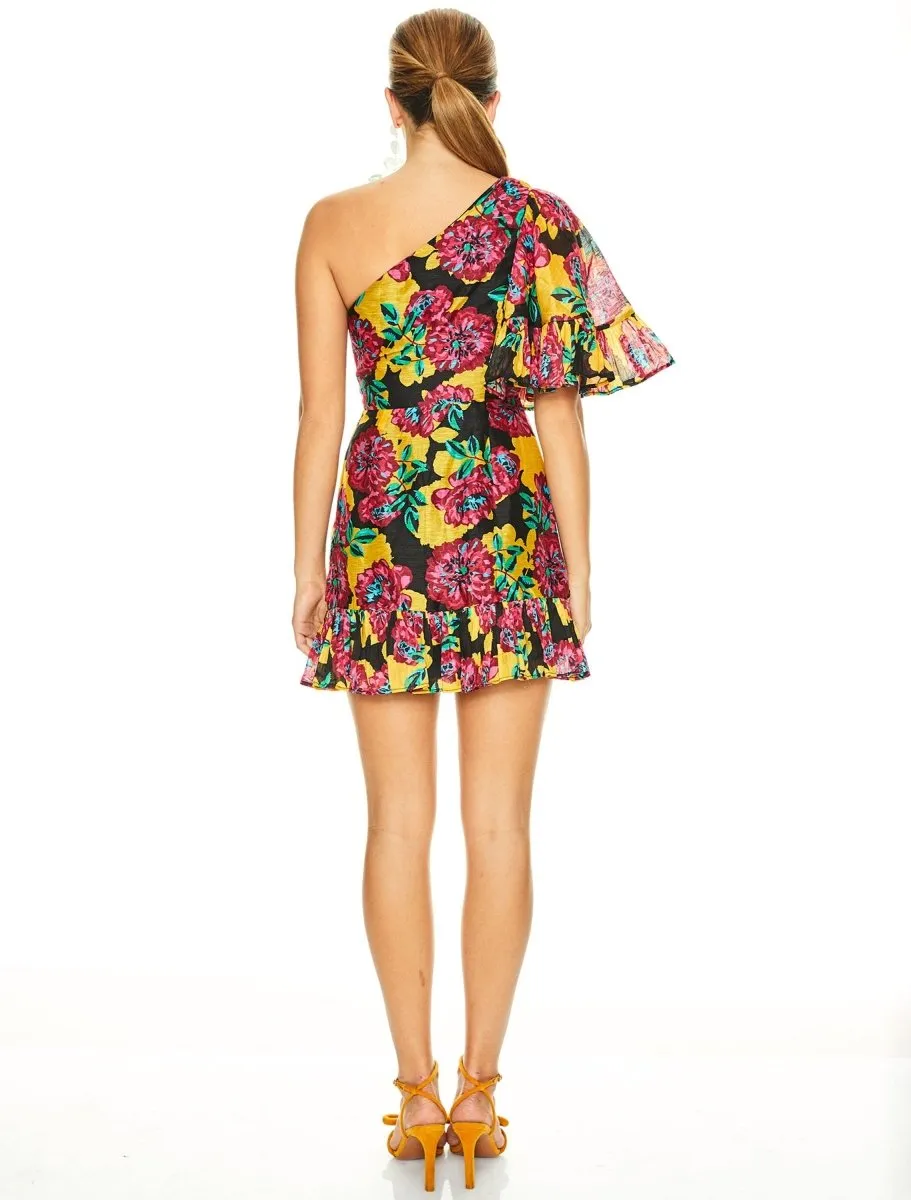 BARCELONA BLOOM MINI DRESS