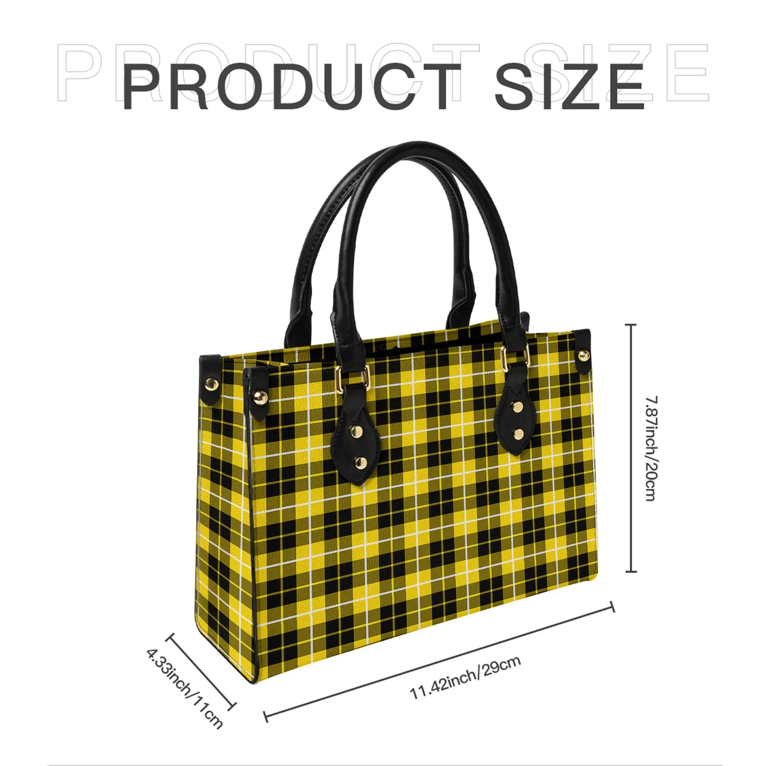 Barclay Dress Modern Tartan Leather Bag