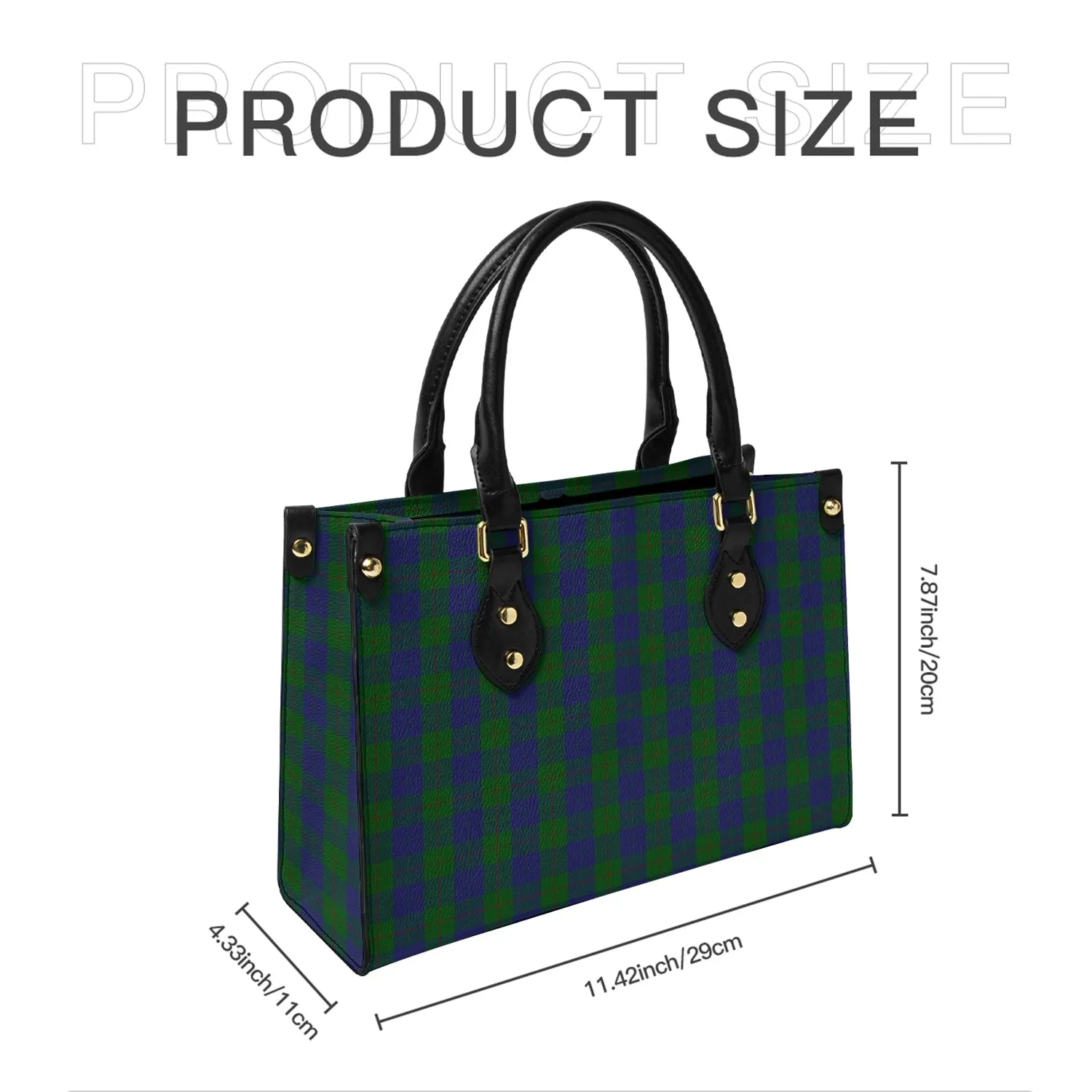 Barclay Tartan Leather Bag