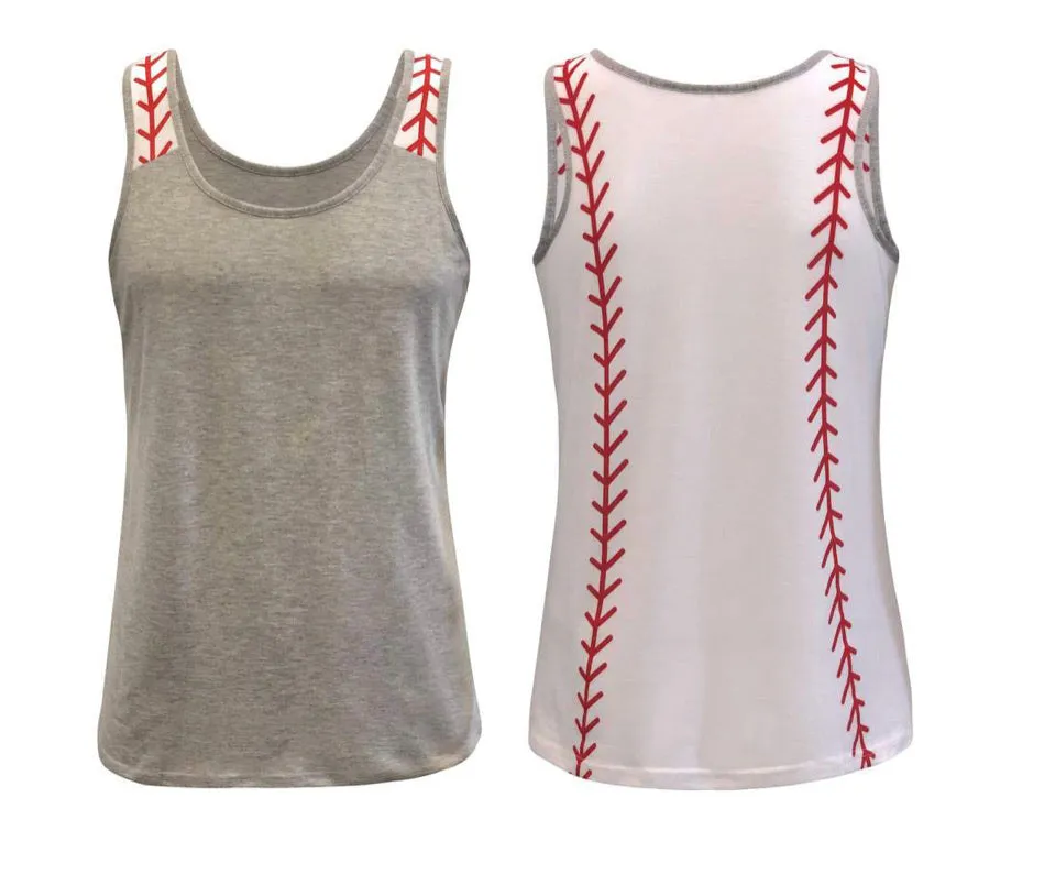 Baseball Laces Tank