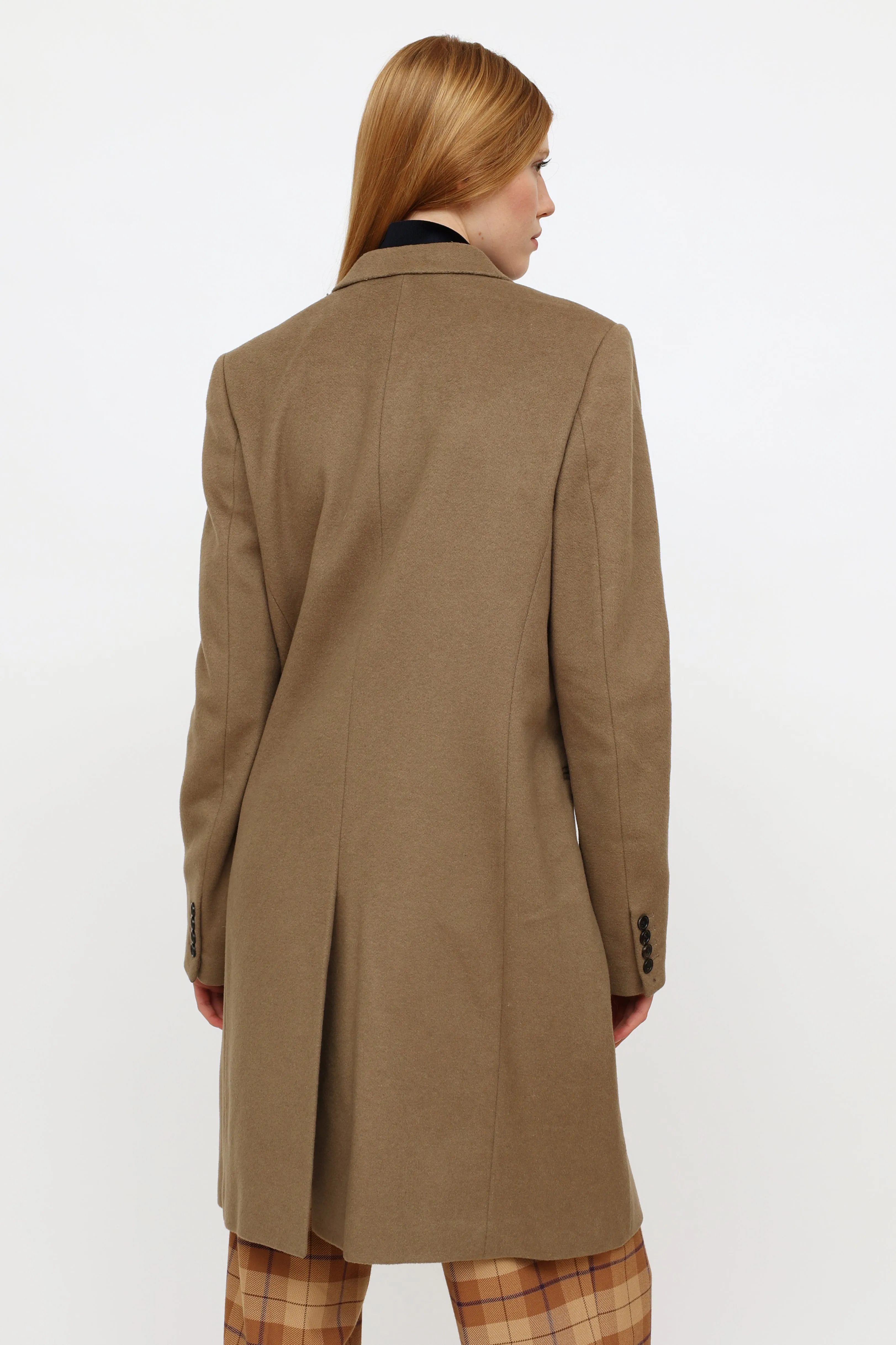 Beige Wool Coat