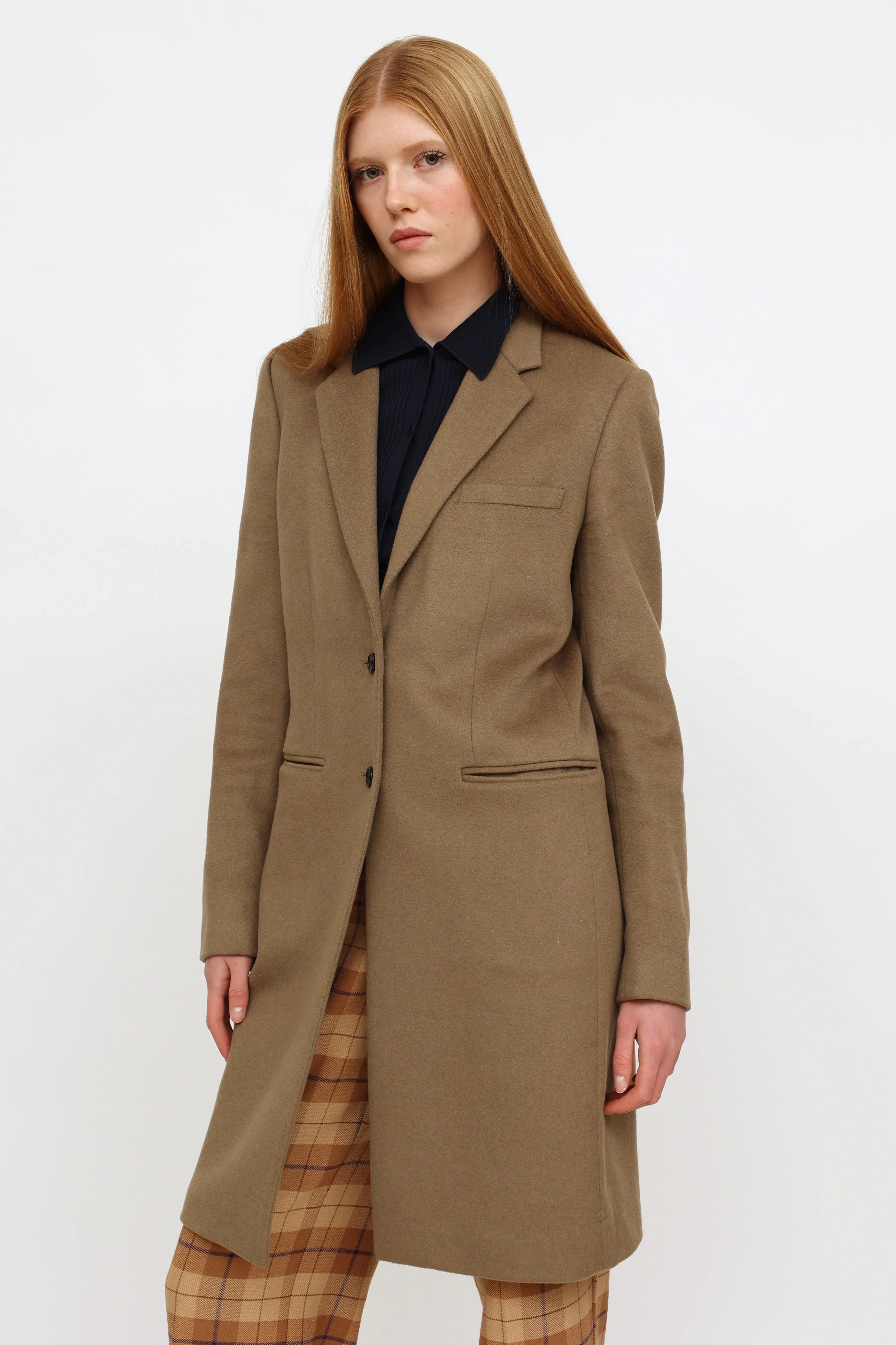 Beige Wool Coat