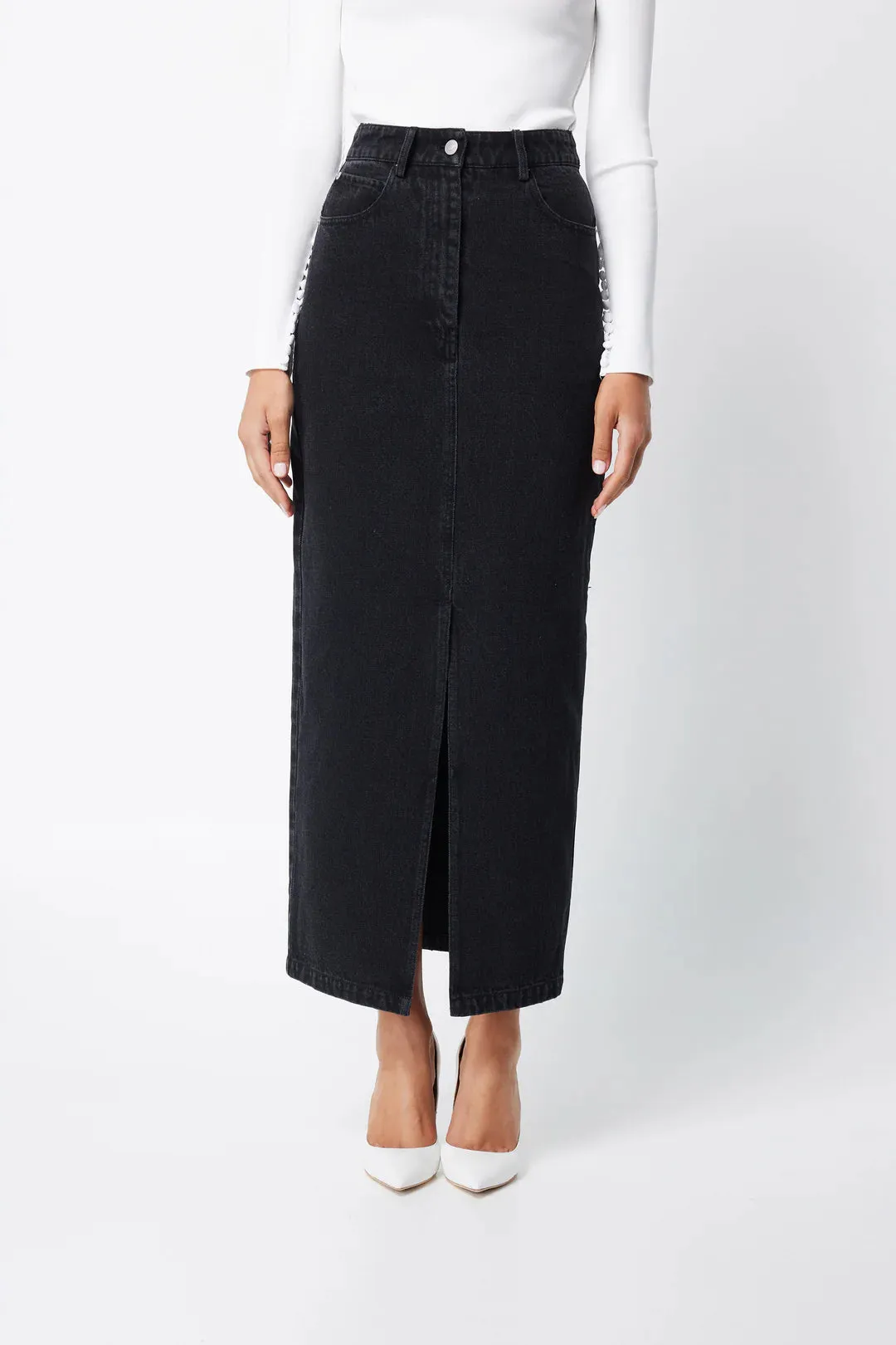 Bexley Midi Skirt - Black