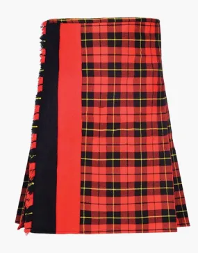 Black and red cotton wallace hybrid kilt