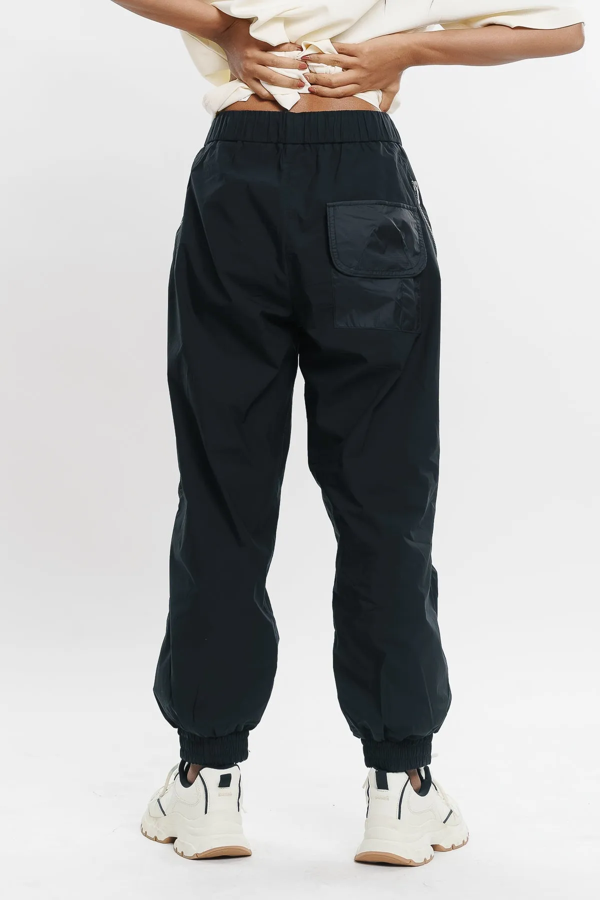 Black Urban Cargo Joggers