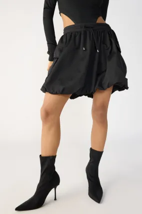 Blackout Parachute Mini Skirt