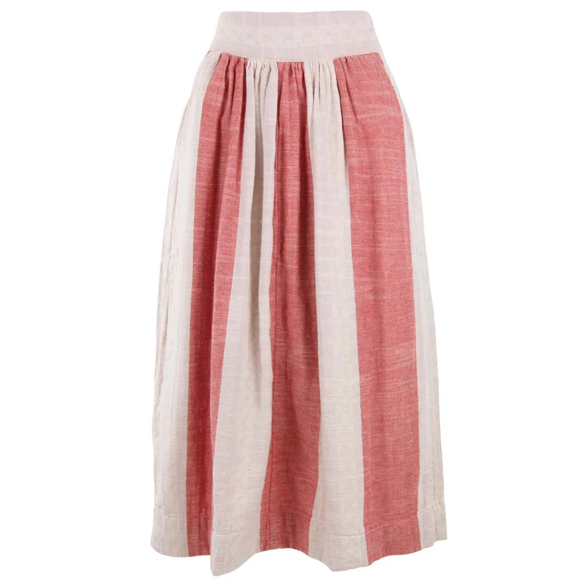 Blithe Elastic Waist Midi Skirt