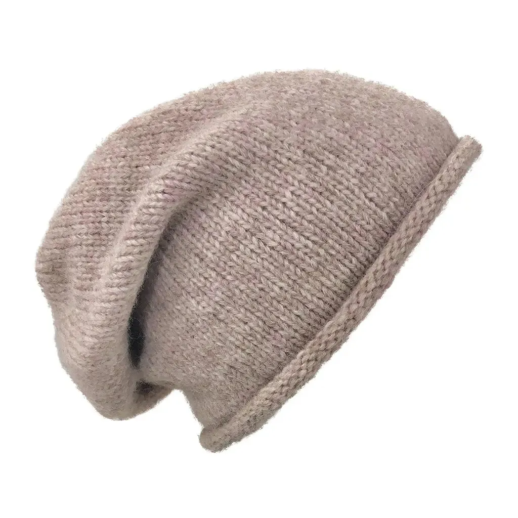 Blush Essential Knit Alpaca Beanie | Ethical Style