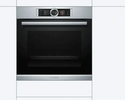 Bosch HSG636ES1 Stainless Steel Built-in oven with steam function