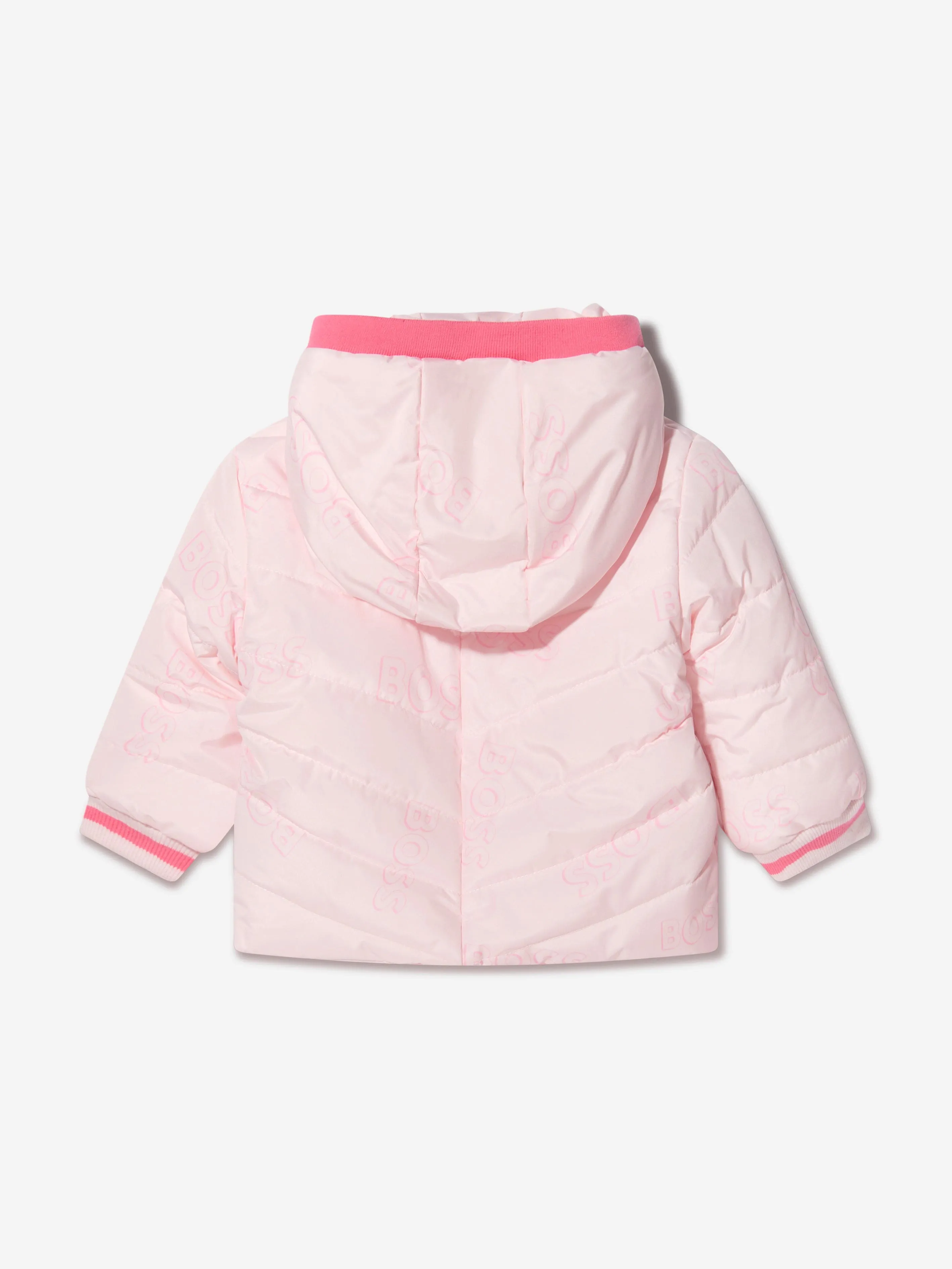 BOSS Baby Girls Reversible Puffer Jacket