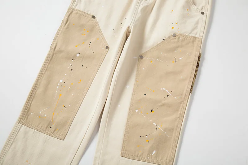 Buff Sand Sparkling Paint Pants