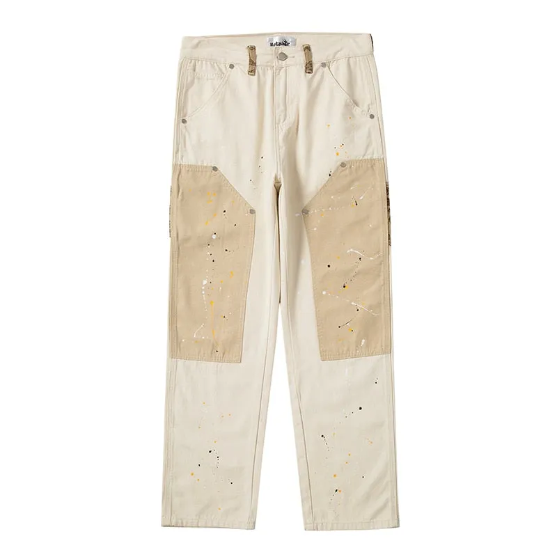 Buff Sand Sparkling Paint Pants