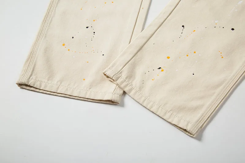 Buff Sand Sparkling Paint Pants