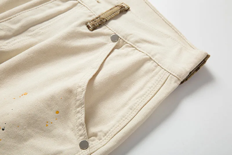 Buff Sand Sparkling Paint Pants