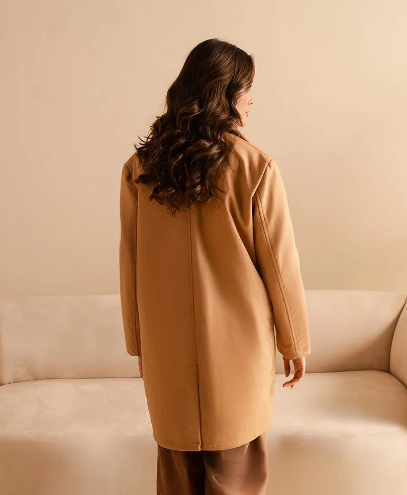 Camel Long Coat (Women)