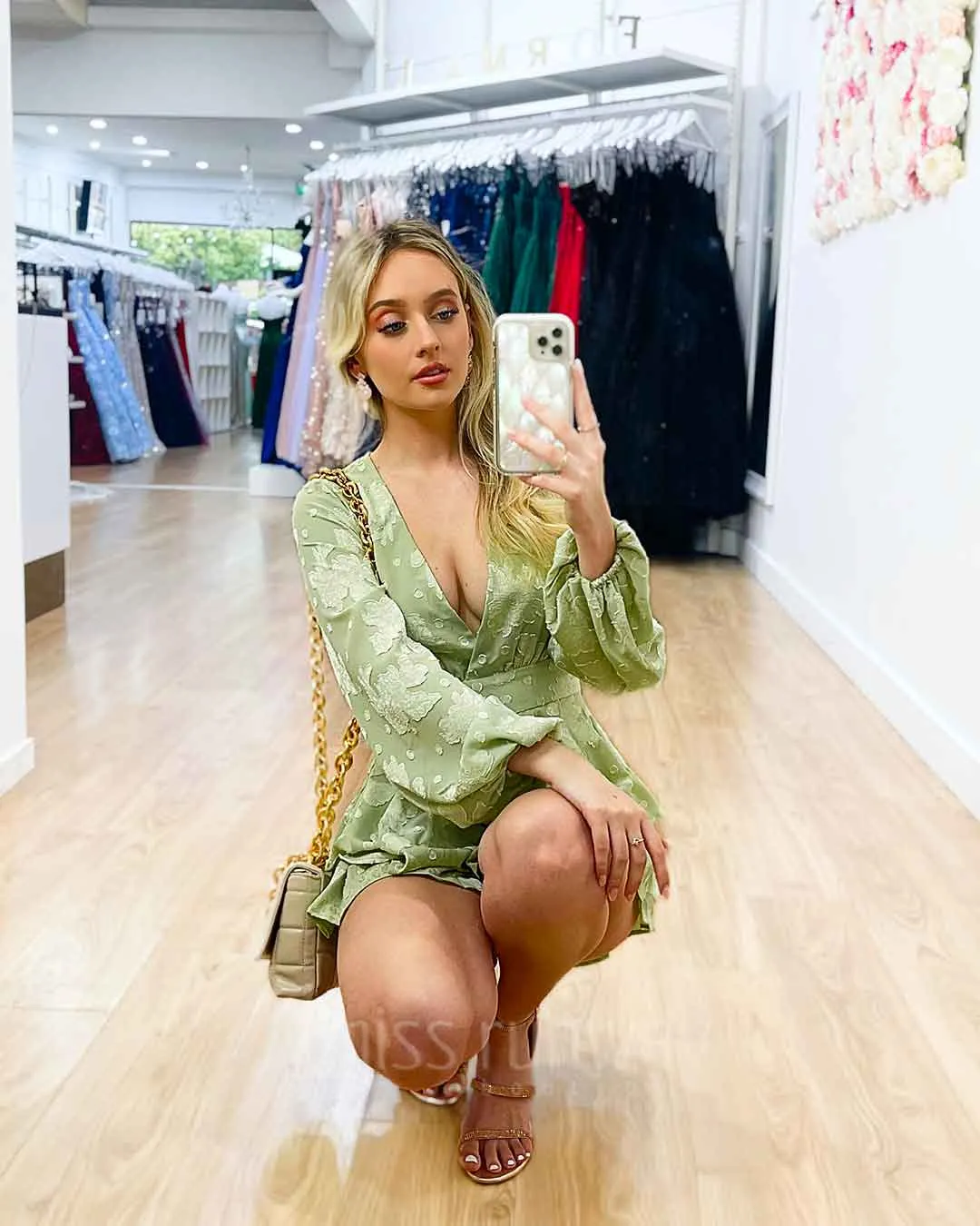 Carla Playsuit - Pistachio