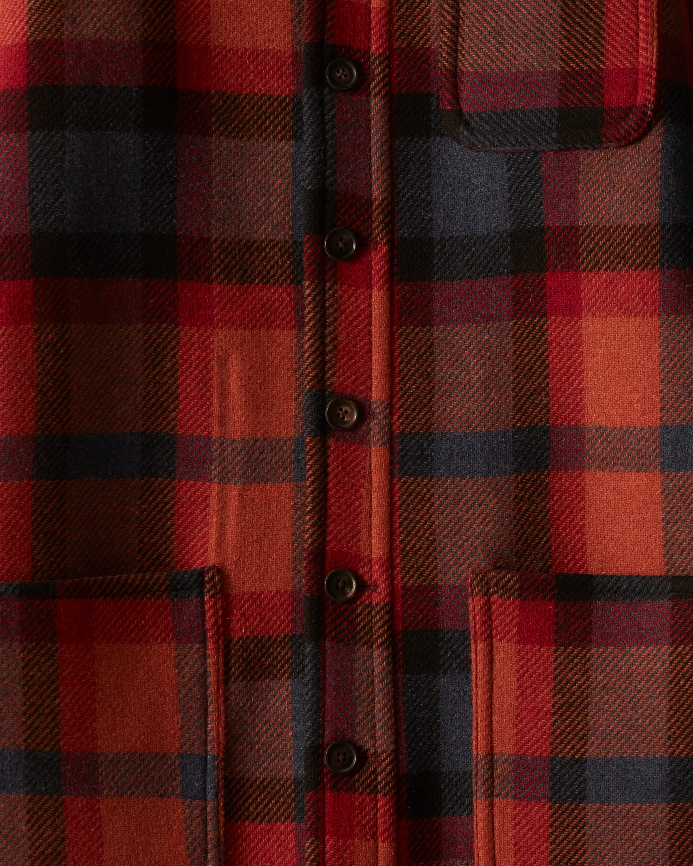 Clinton Street Plaid Coat