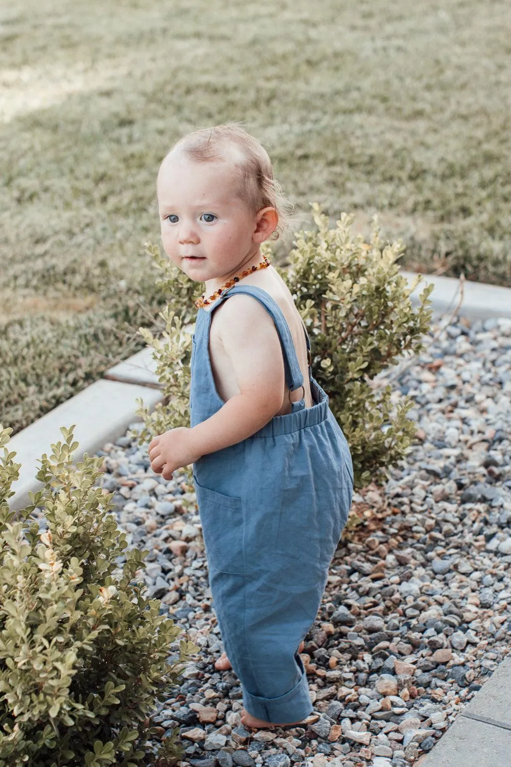 Cody Jumpsuit in Blue - Kids